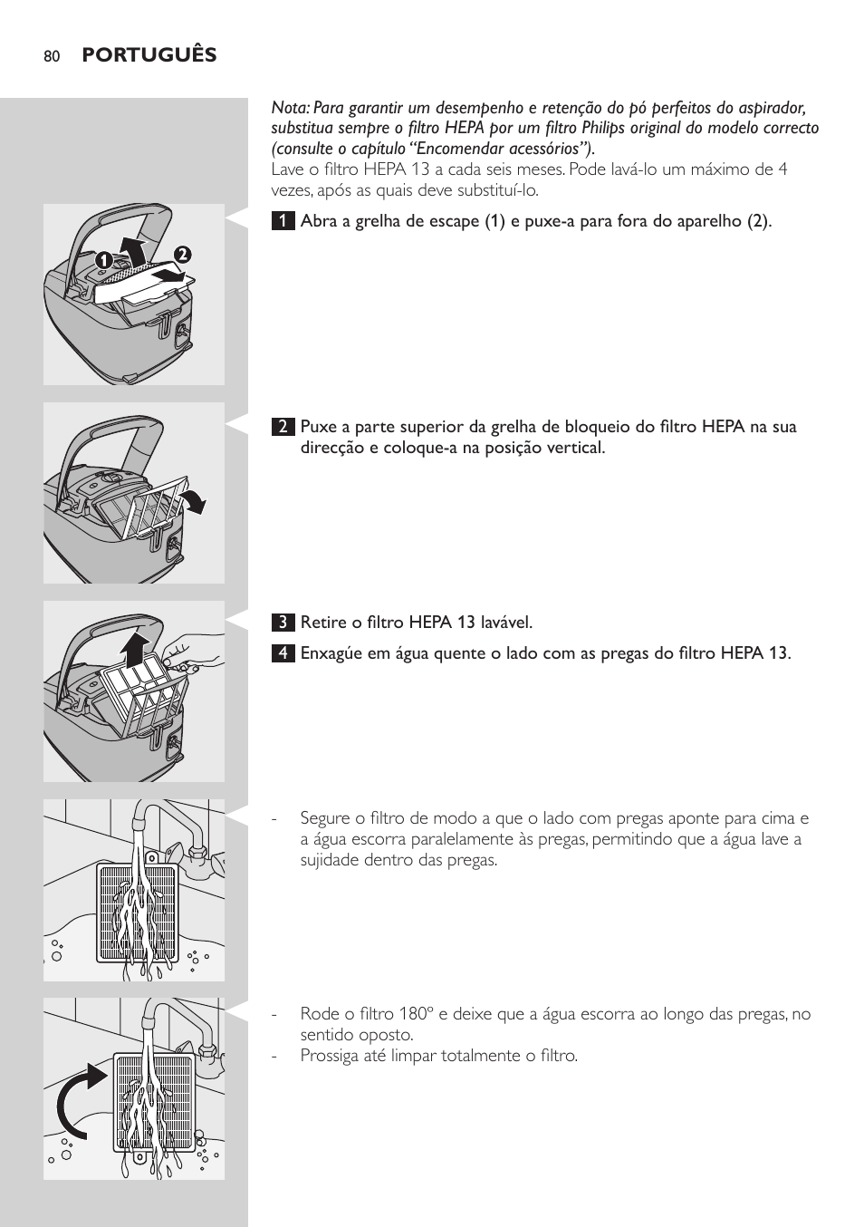 Philips StudioPower Aspirador con bolsa User Manual | Page 80 / 170