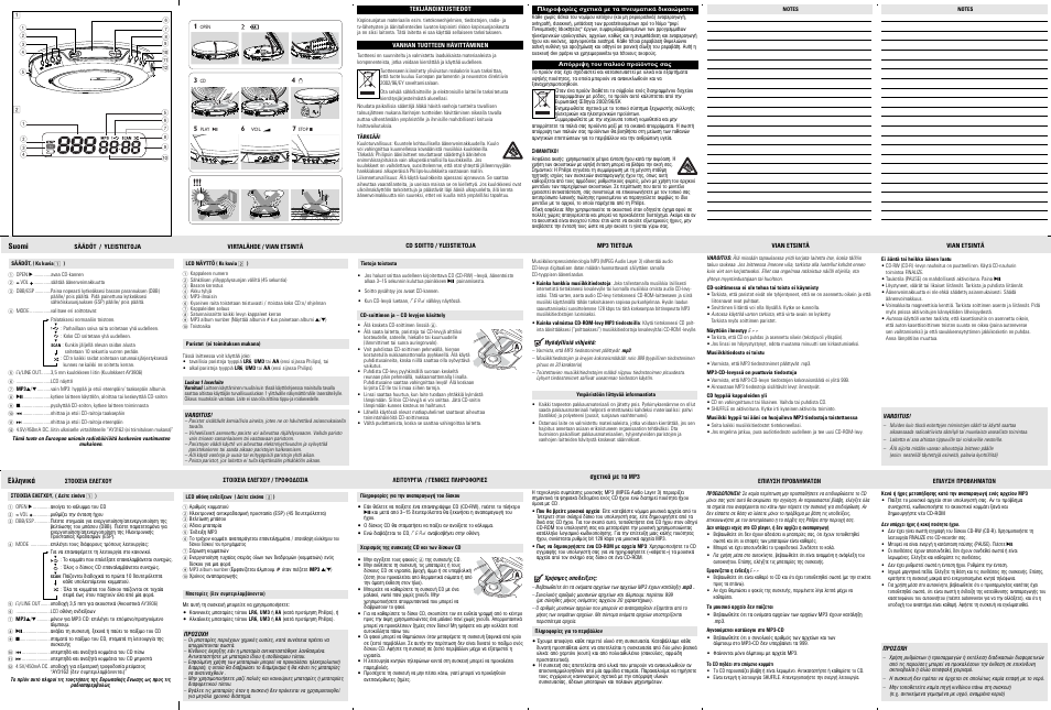 Philips Reproductor portátil de MP3-CD User Manual | Page 6 / 8