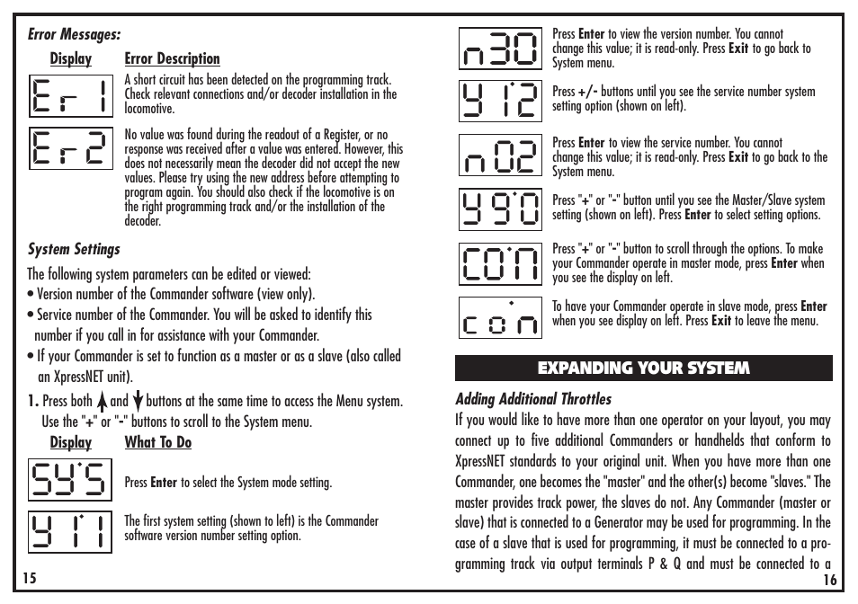 Y. 2, Sy . s y, E e 2 | Y 9 . 0 02 | Atlas COMMANDER 330 User Manual | Page 9 / 10