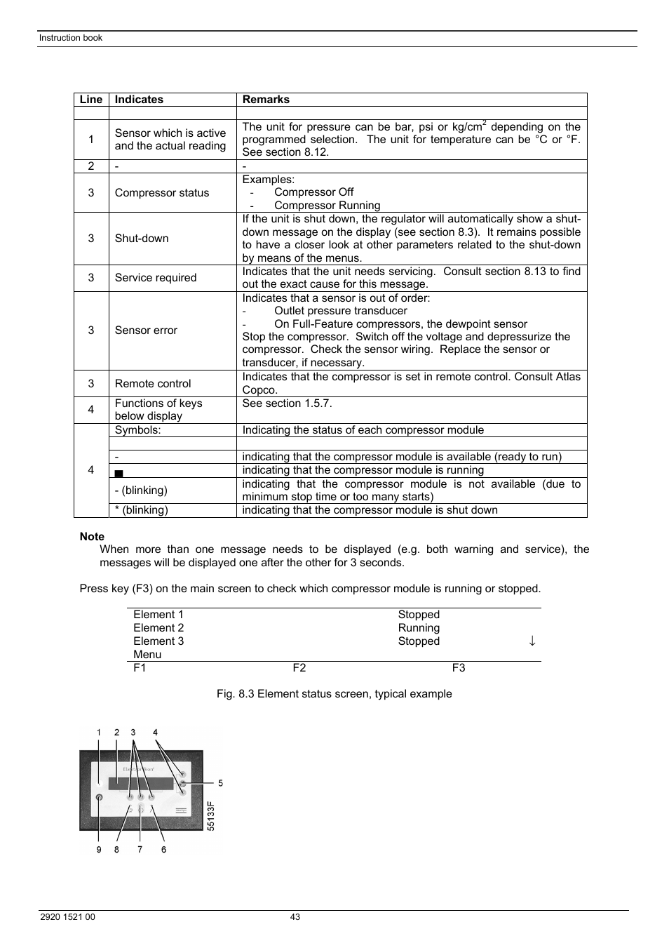 Atlas Air Compressor User Manual | Page 43 / 70