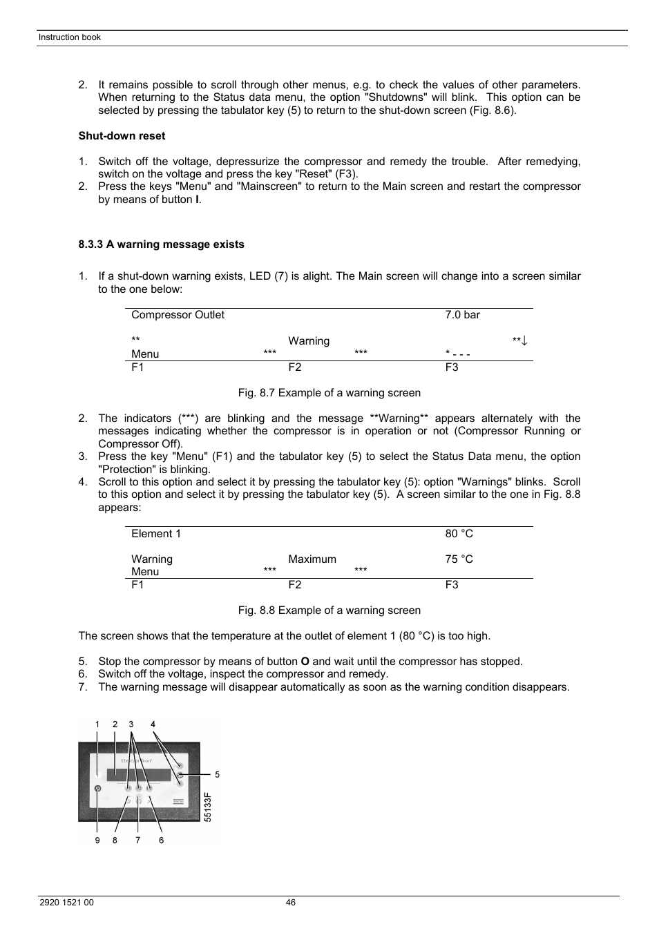 Atlas Air Compressor User Manual | Page 46 / 70