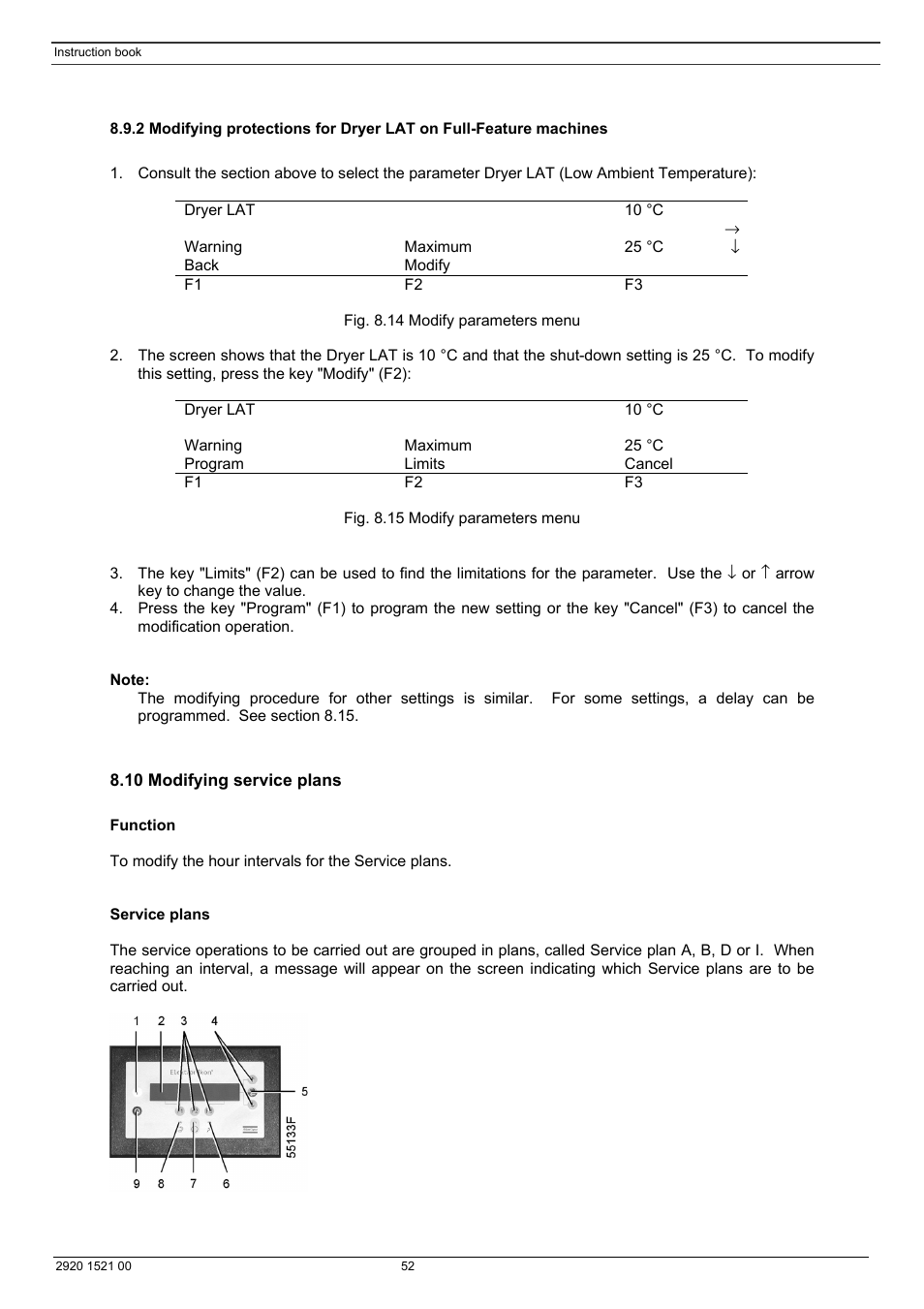 Atlas Air Compressor User Manual | Page 52 / 70