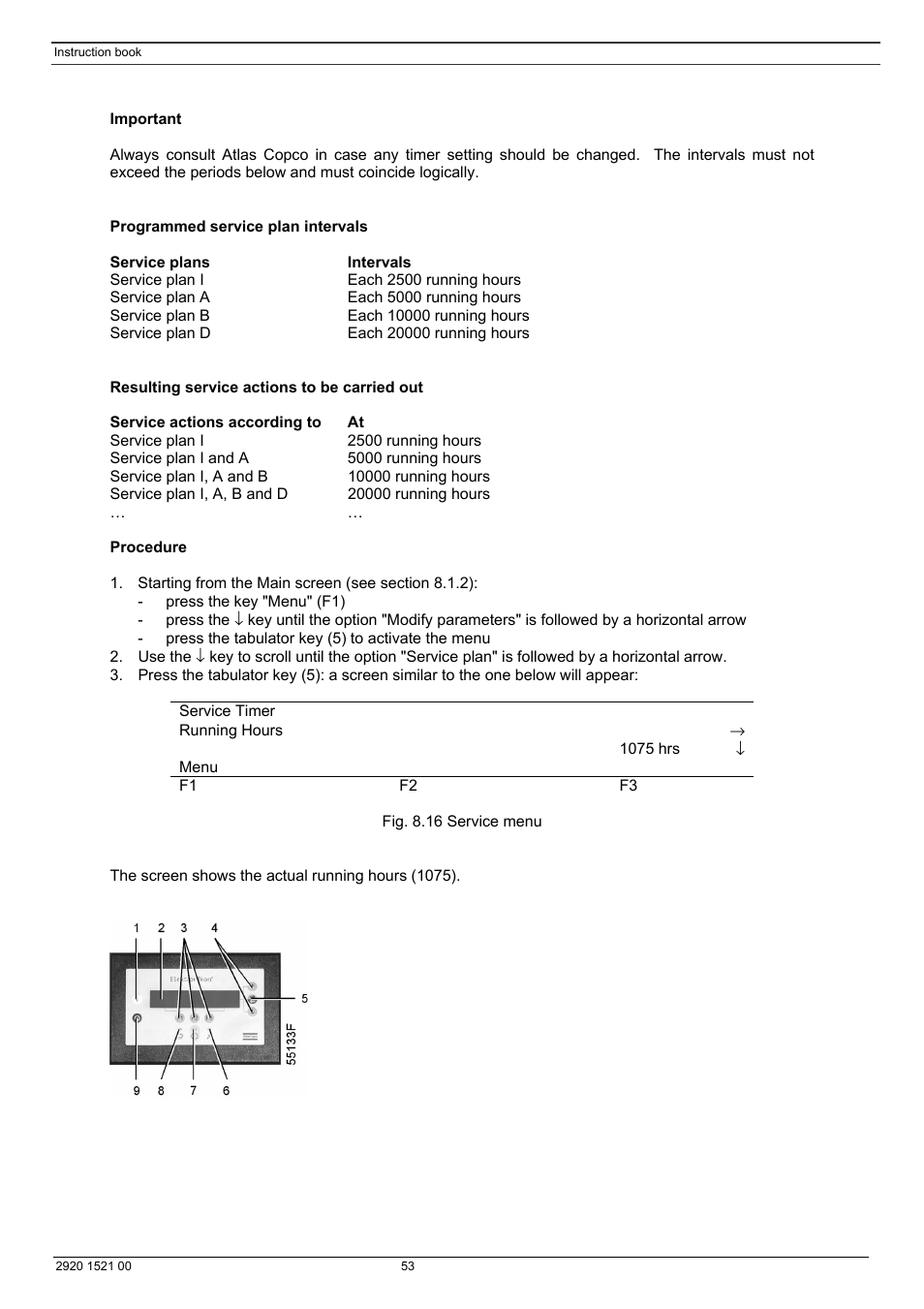 Atlas Air Compressor User Manual | Page 53 / 70