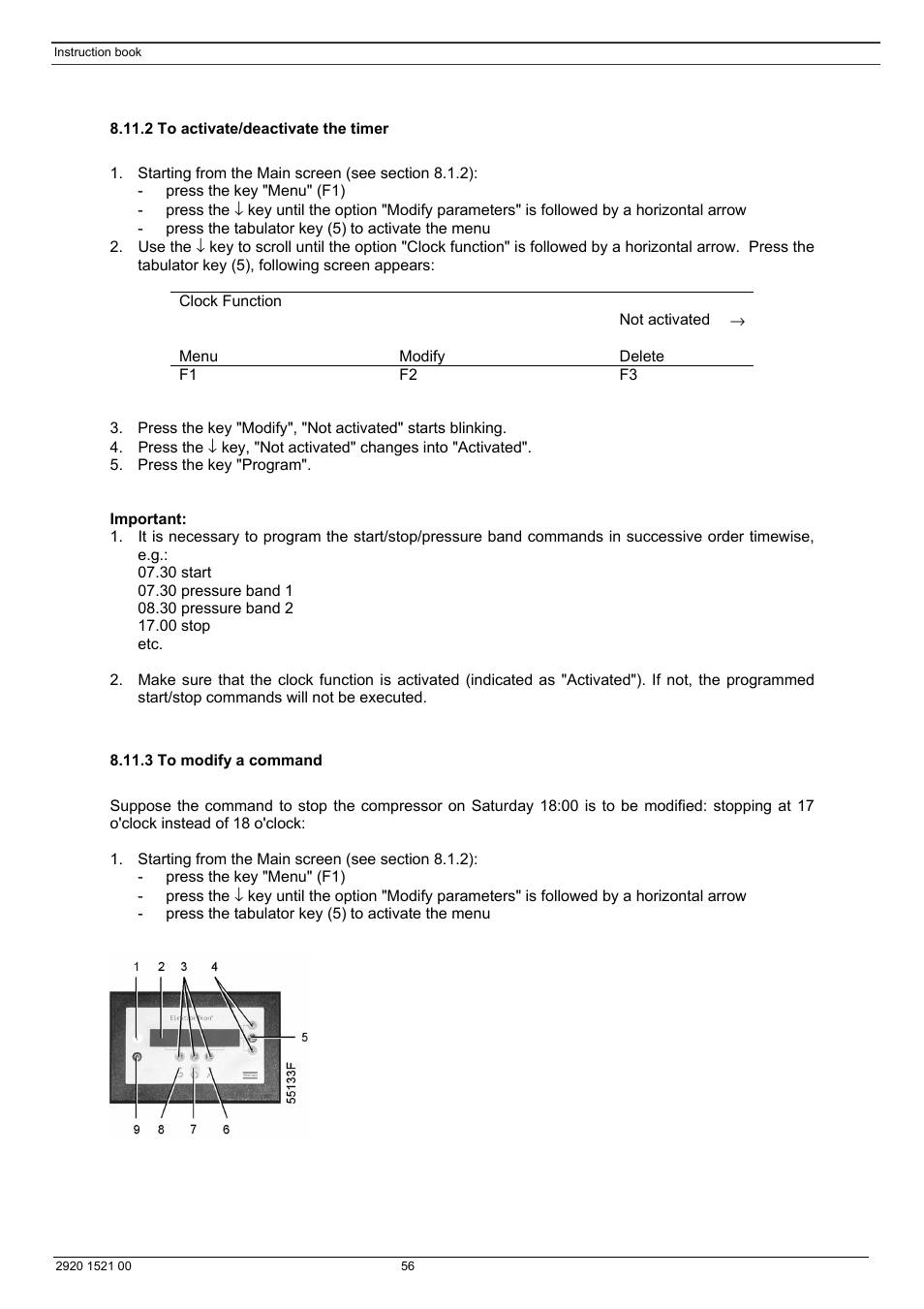 Atlas Air Compressor User Manual | Page 56 / 70