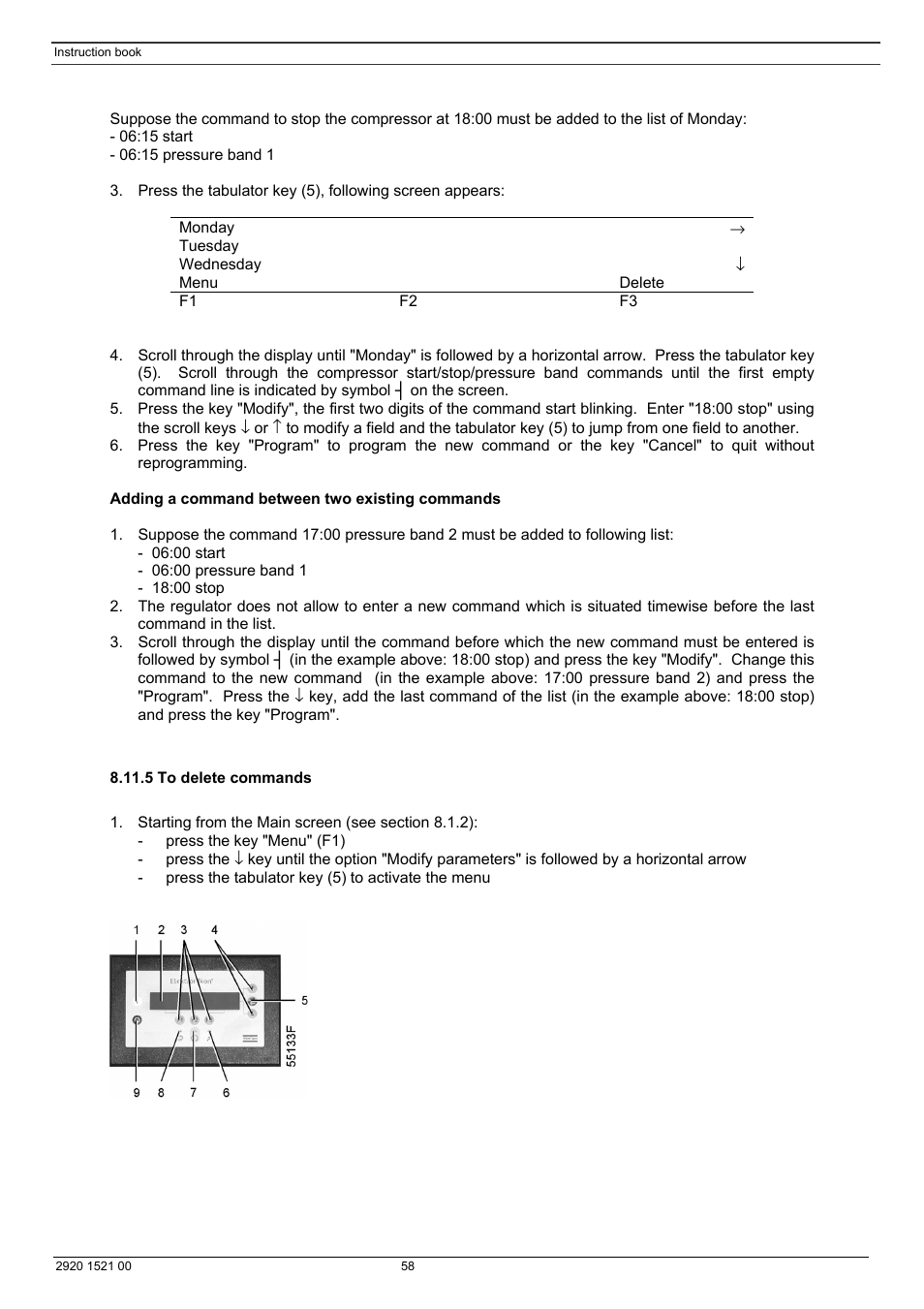 Atlas Air Compressor User Manual | Page 58 / 70