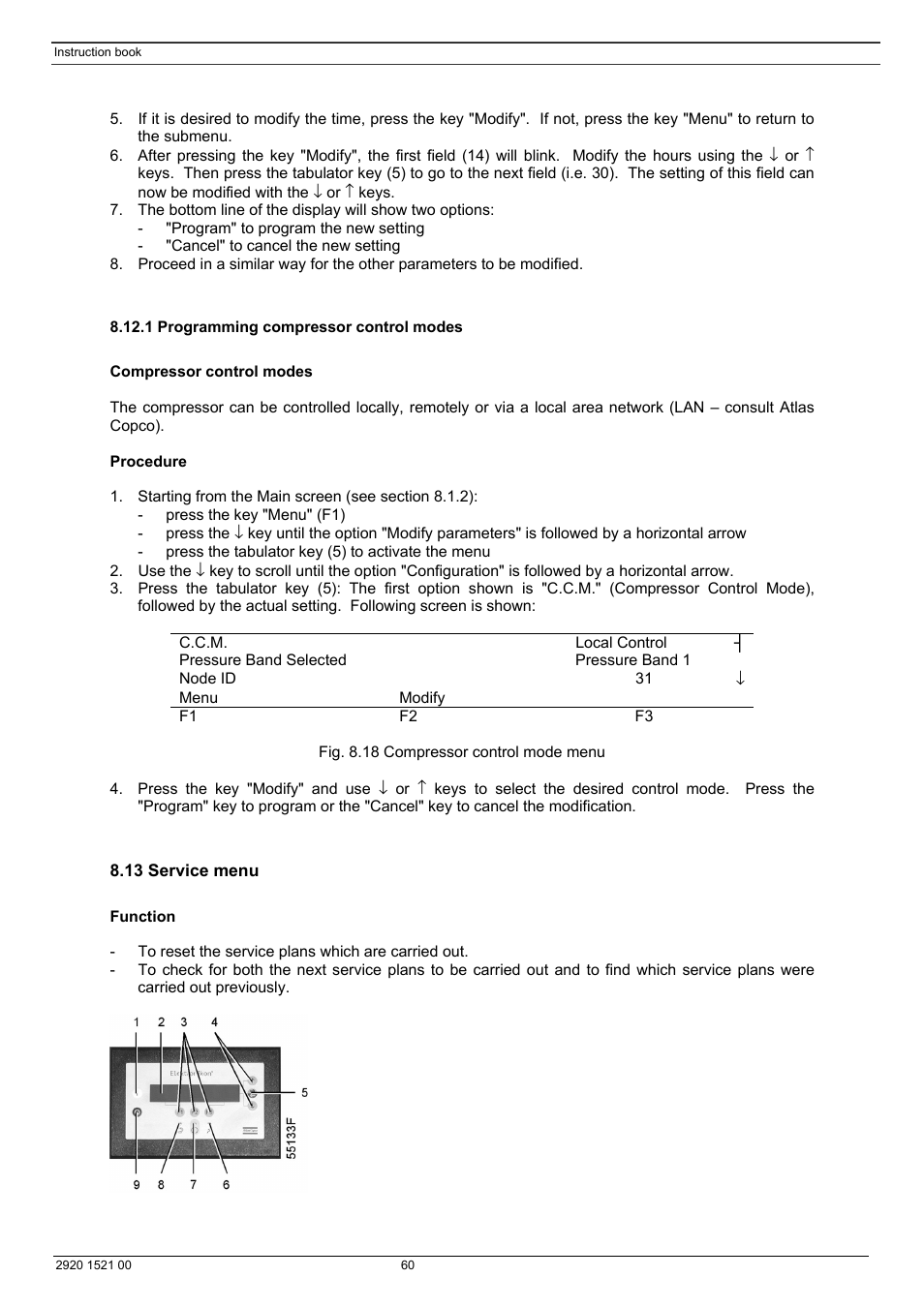 Atlas Air Compressor User Manual | Page 60 / 70