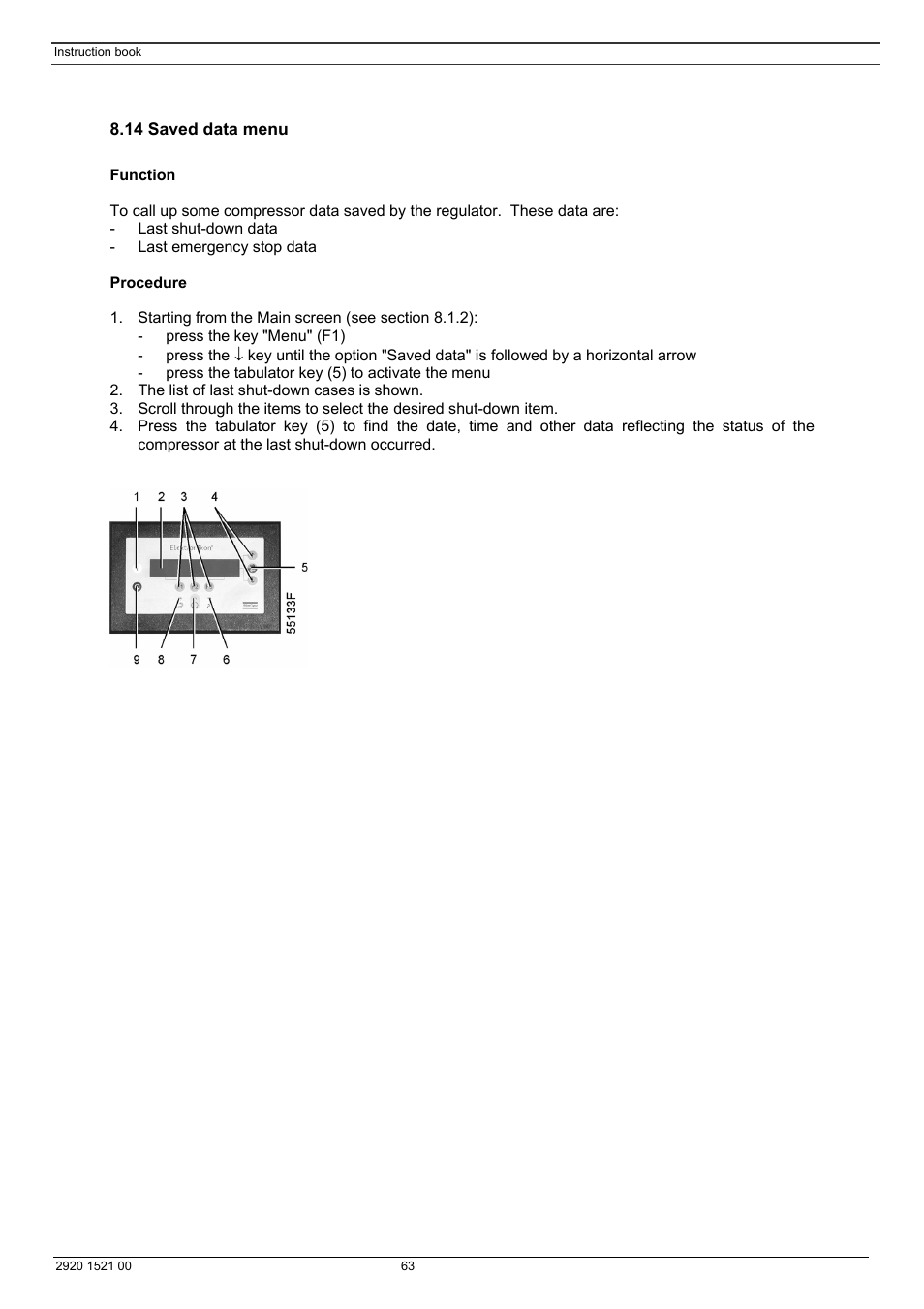 Atlas Air Compressor User Manual | Page 63 / 70