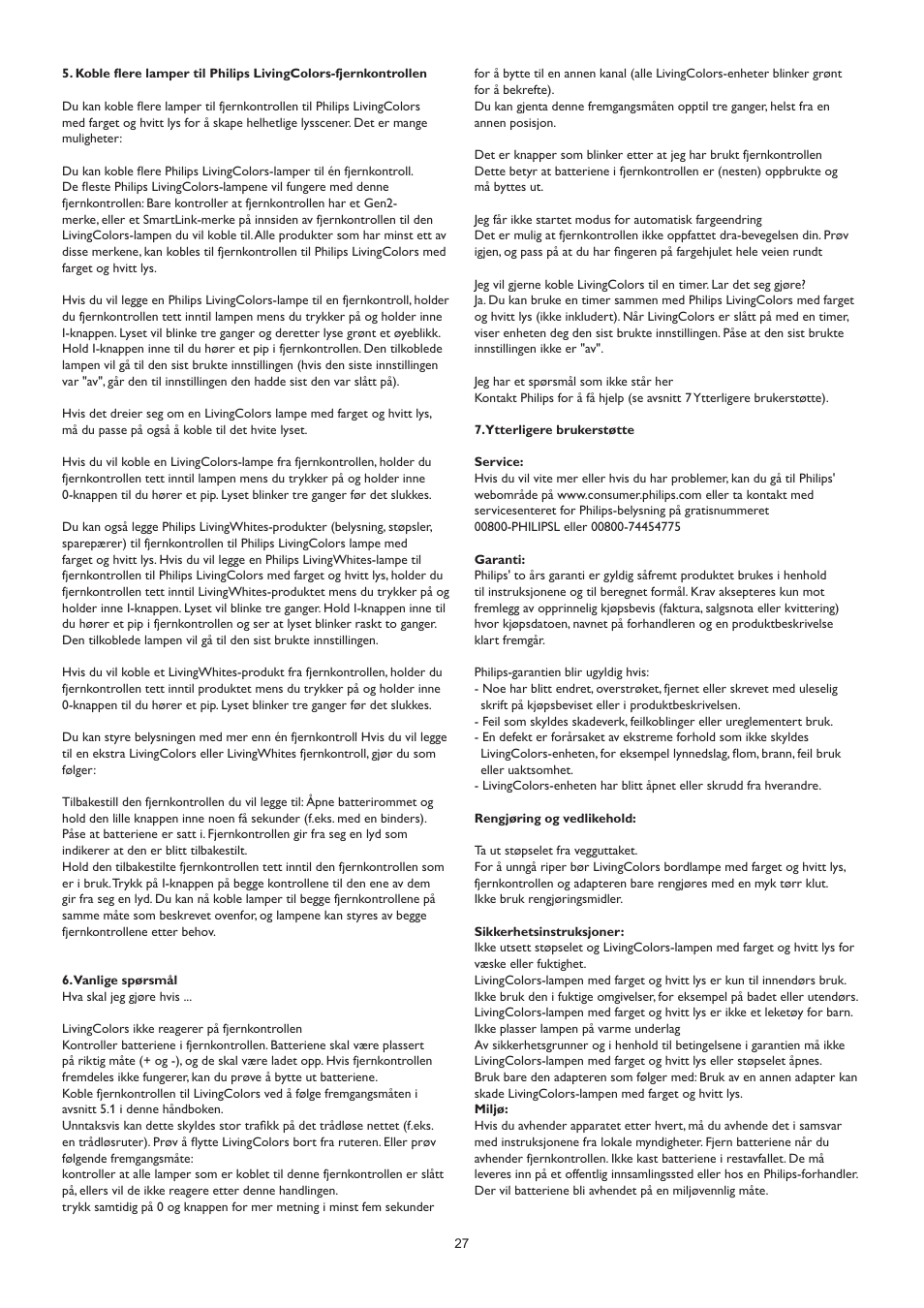 Philips LivingAmbience Plafón User Manual | Page 28 / 112