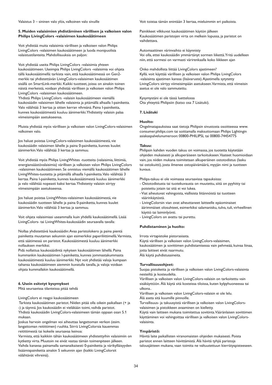 Philips LivingAmbience Plafón User Manual | Page 35 / 112