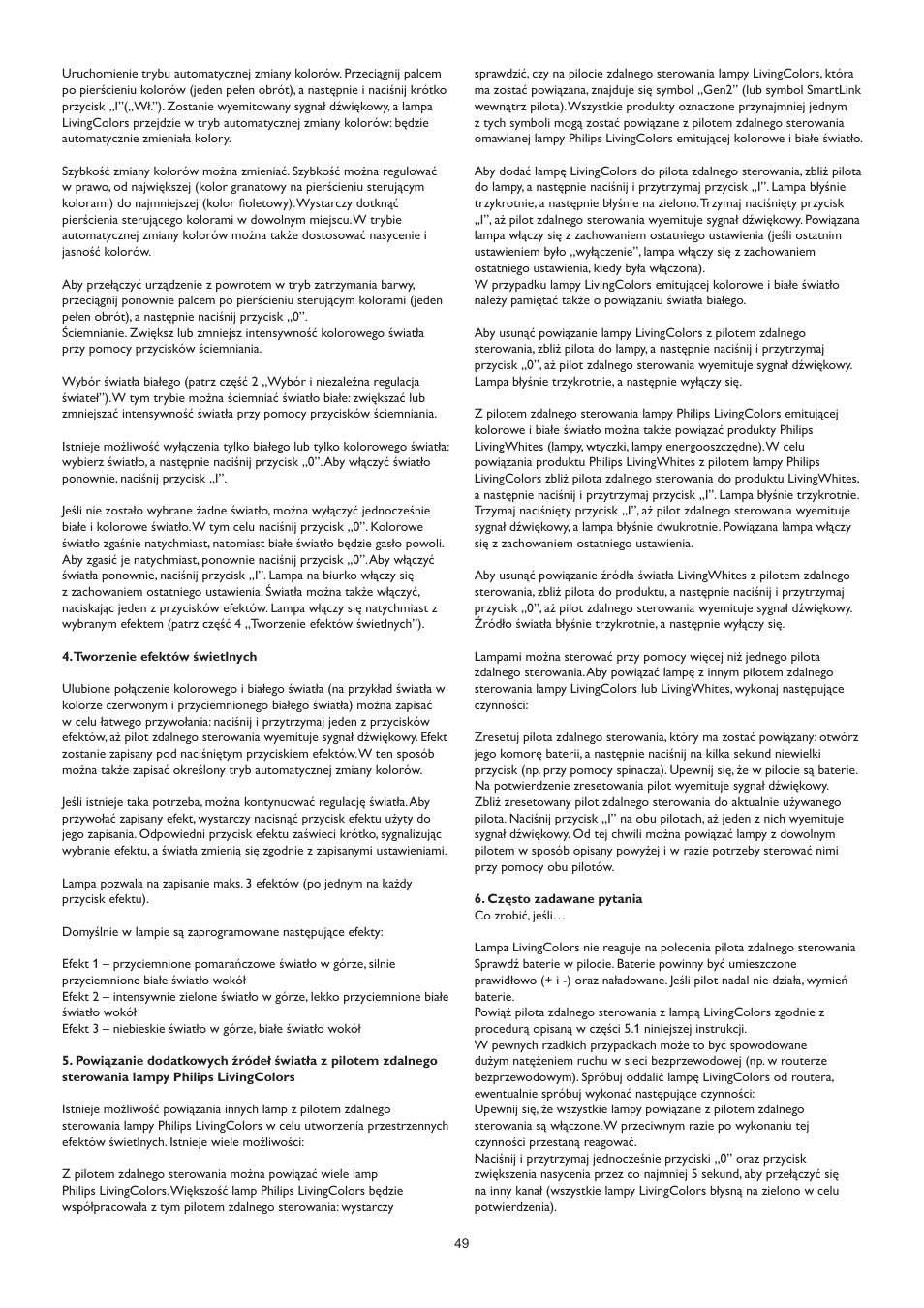 Philips LivingAmbience Plafón User Manual | Page 50 / 112