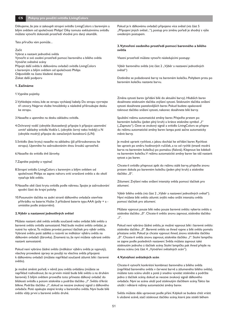 Philips LivingAmbience Plafón User Manual | Page 52 / 112