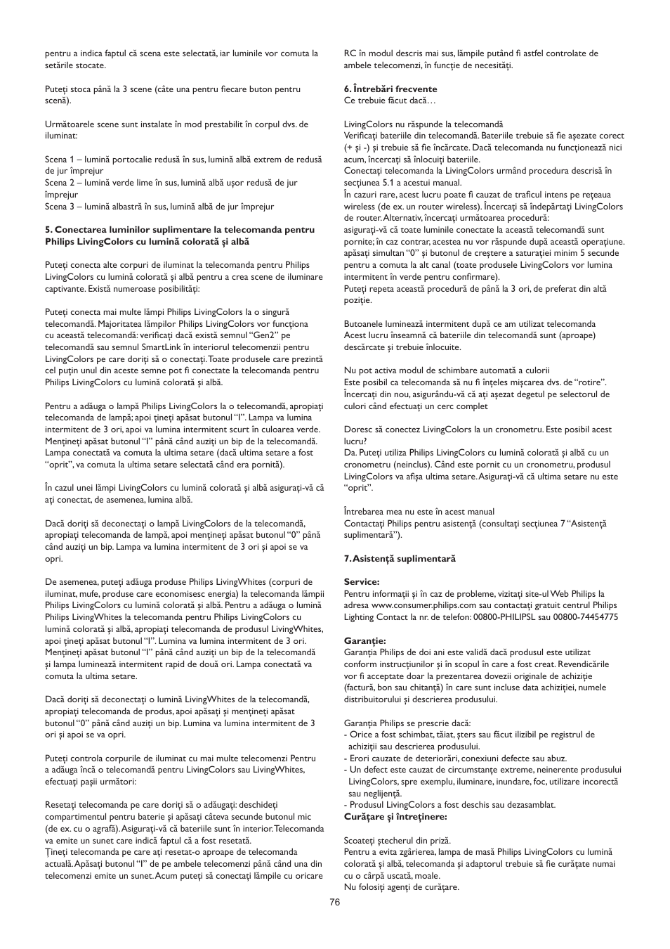 Philips LivingAmbience Plafón User Manual | Page 77 / 112