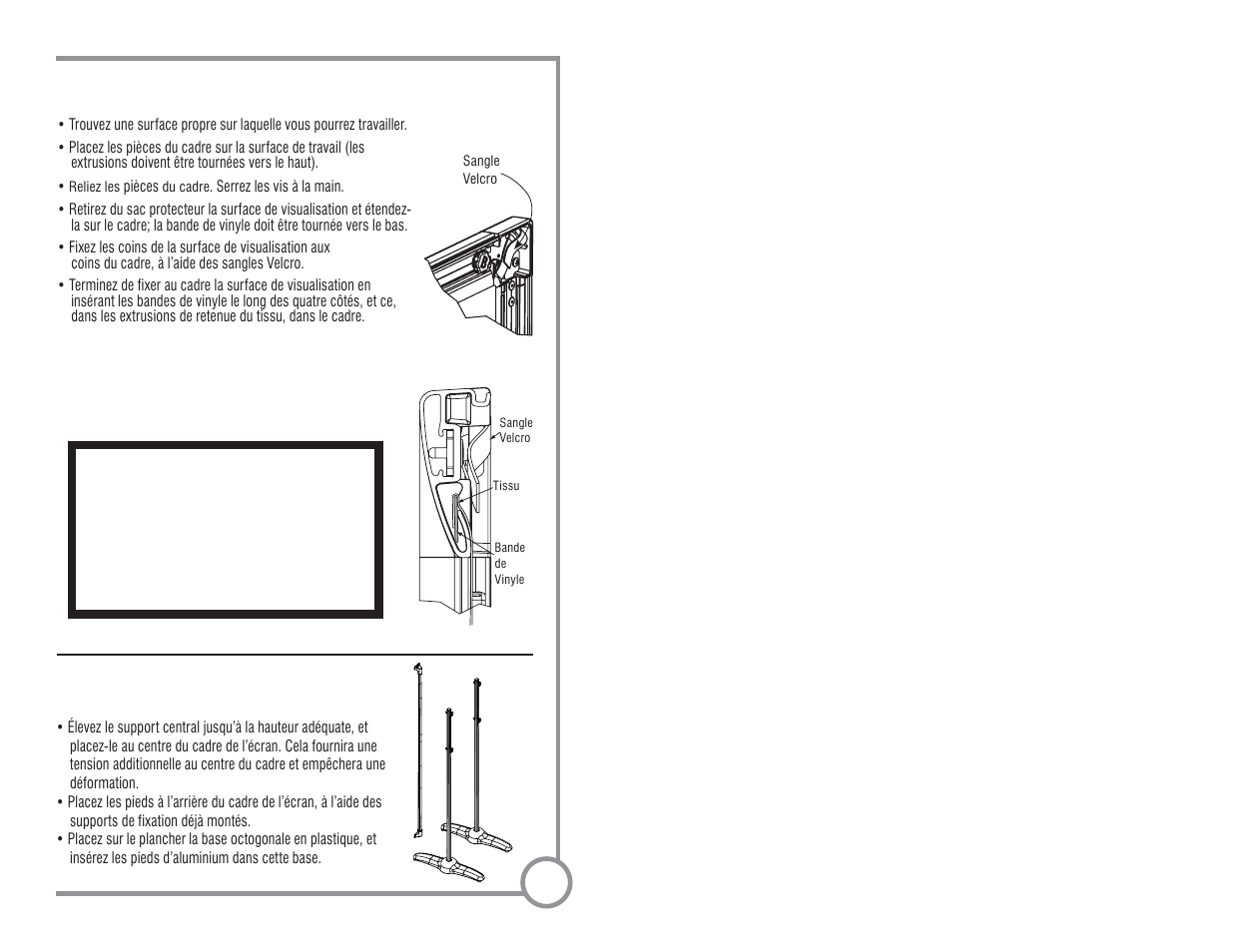 Assemblage | AccuScreens Projector Accessories User Manual | Page 10 / 12