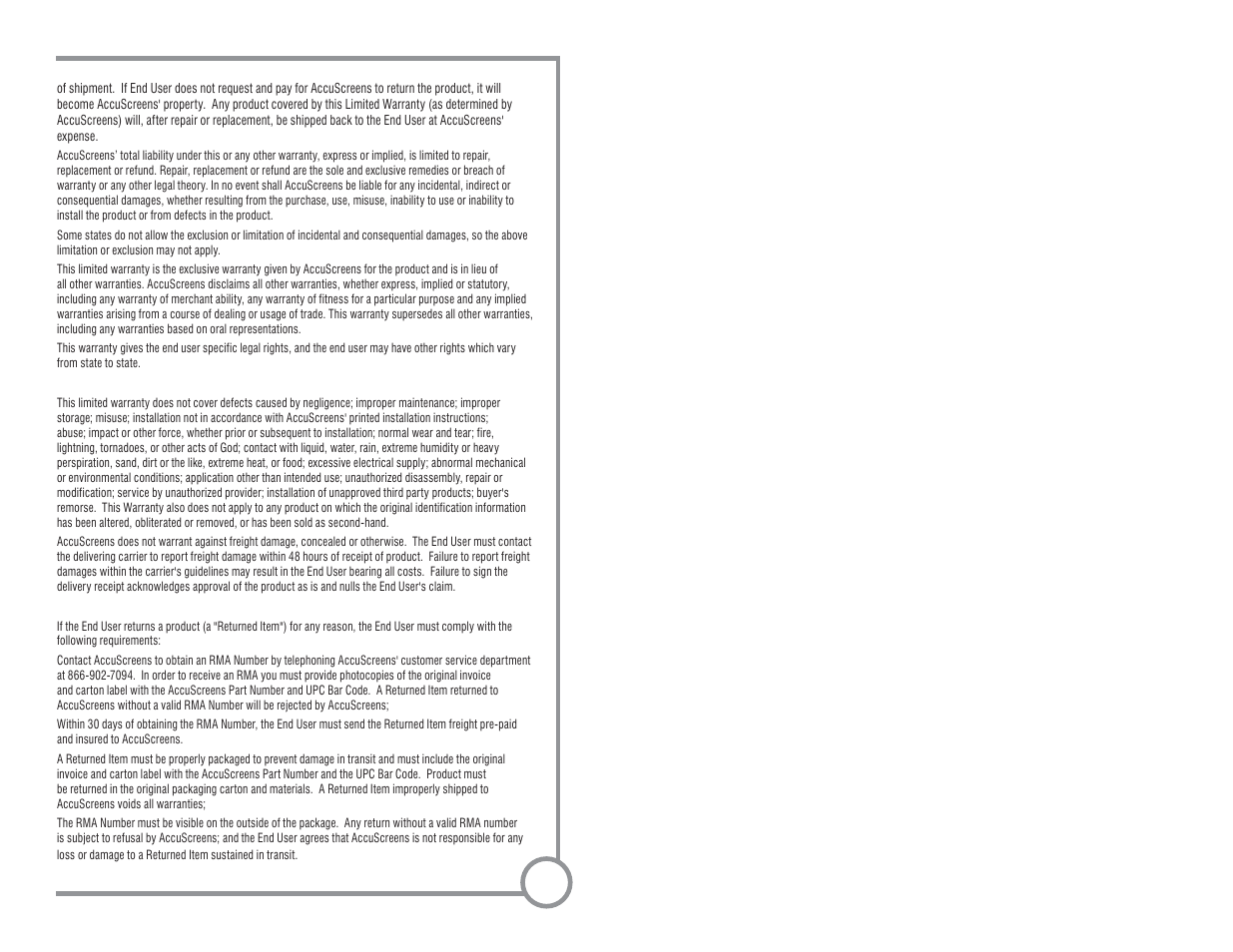 AccuScreens Projector Accessories User Manual | Page 4 / 12