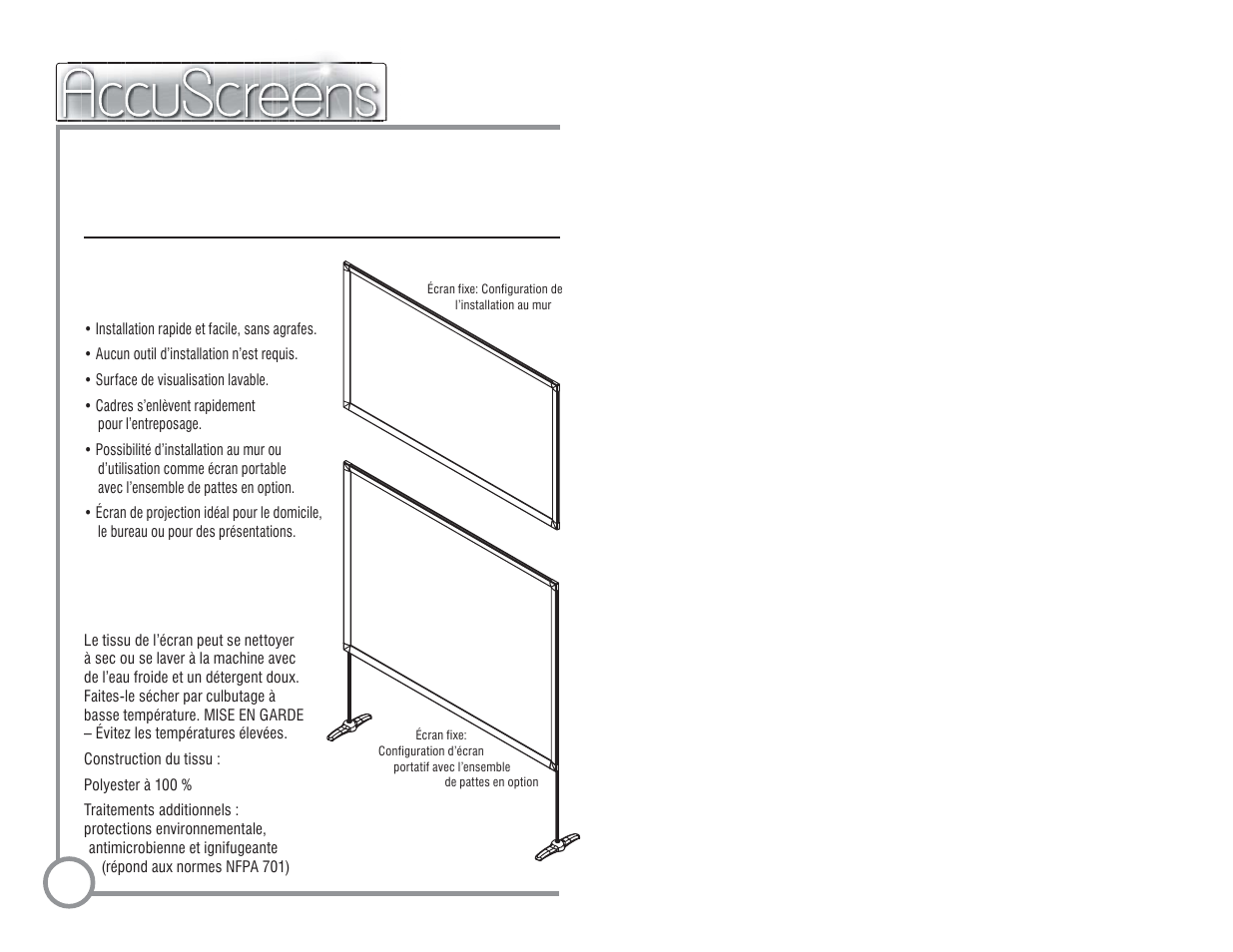 AccuScreens Projector Accessories User Manual | Page 9 / 12
