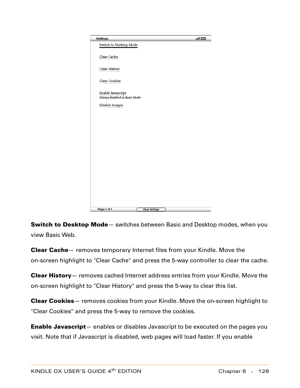 Amazon Technologies KINDLE DX User Manual | Page 126 / 184