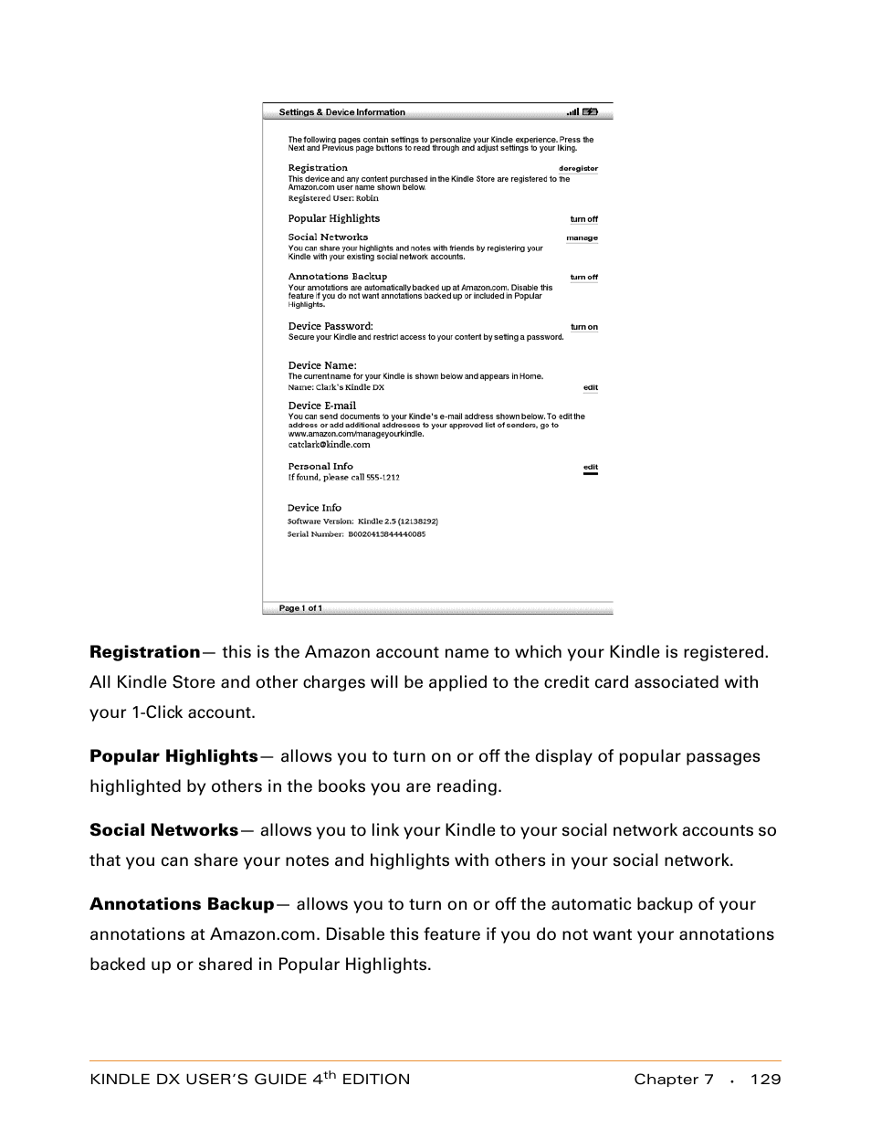 Amazon Technologies KINDLE DX User Manual | Page 129 / 184