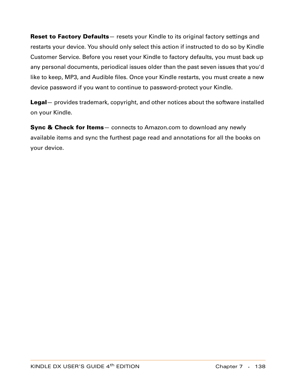Amazon Technologies KINDLE DX User Manual | Page 138 / 184