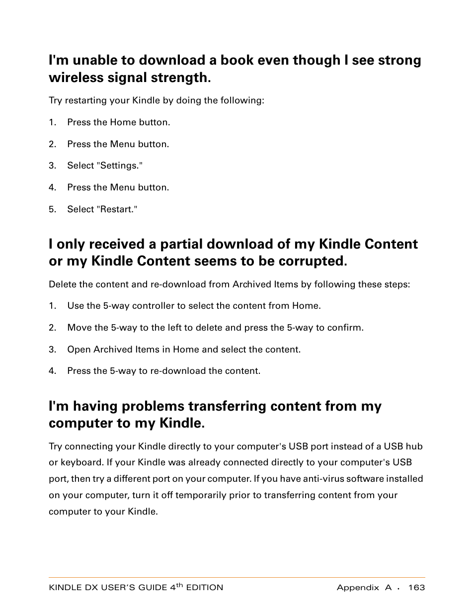 Strength, Content seems to be corrupted, Kindle | Amazon Technologies KINDLE DX User Manual | Page 163 / 184