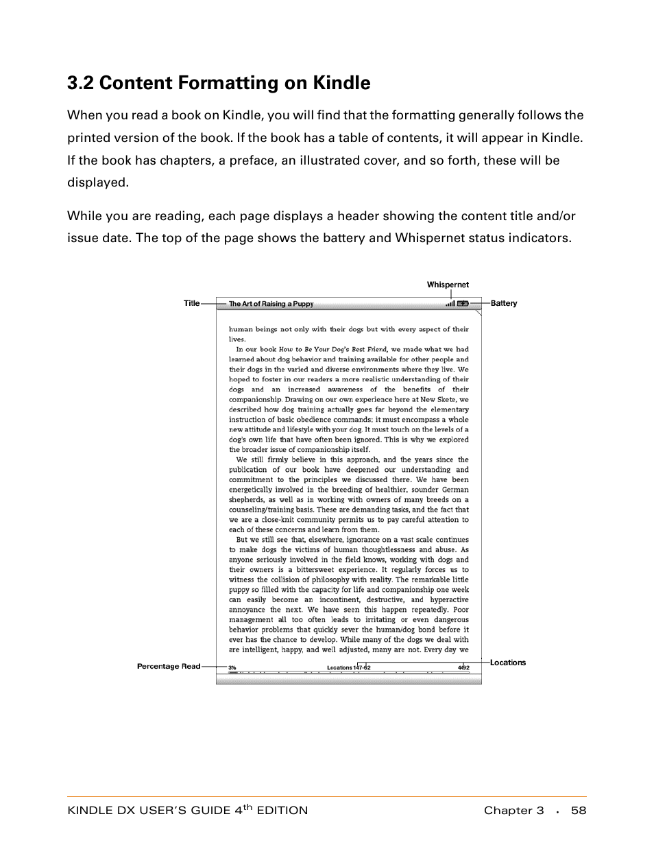 2 content formatting on kindle | Amazon Technologies KINDLE DX User Manual | Page 58 / 184