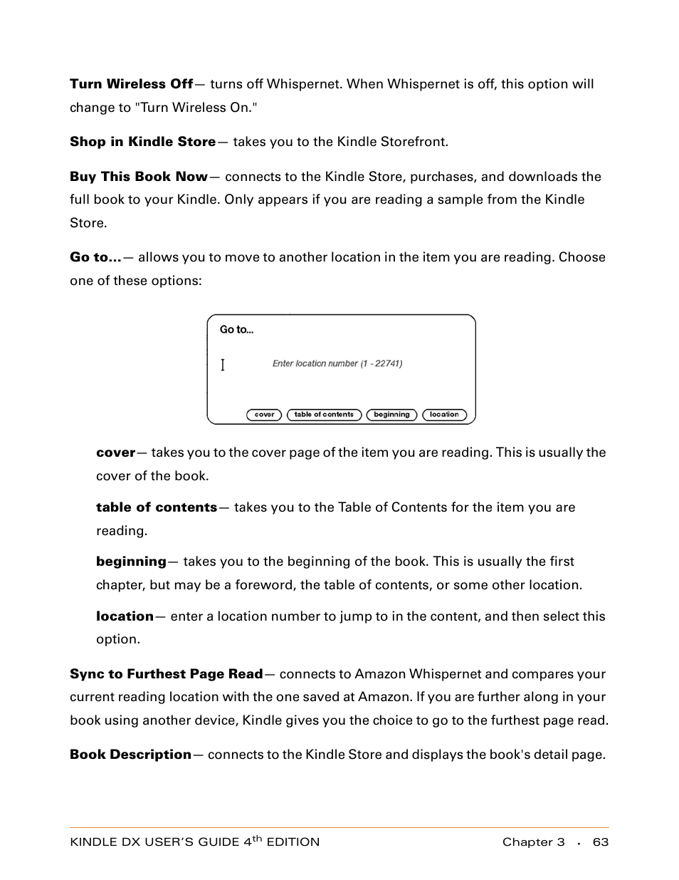 Amazon Technologies KINDLE DX User Manual | Page 63 / 184
