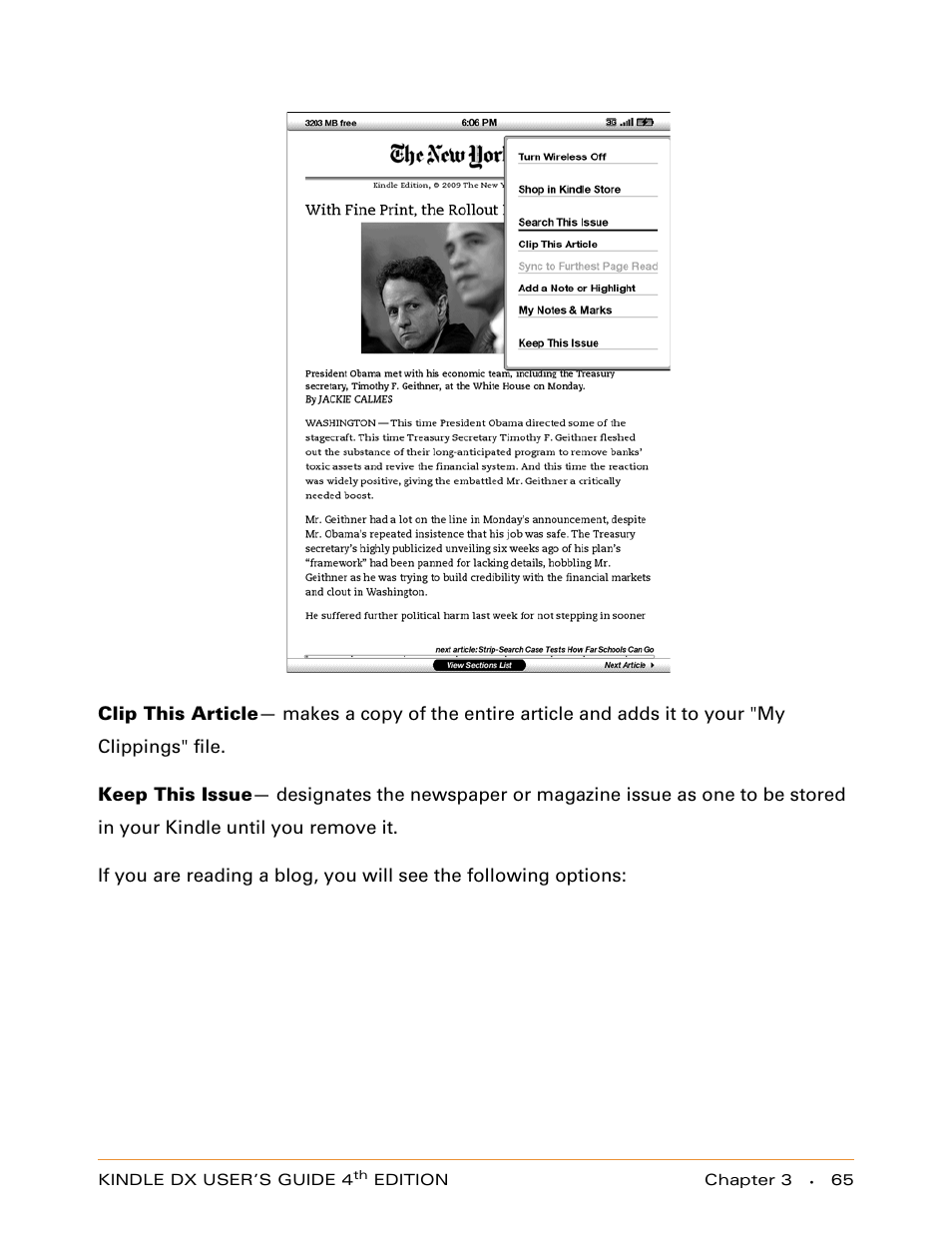 Amazon Technologies KINDLE DX User Manual | Page 65 / 184