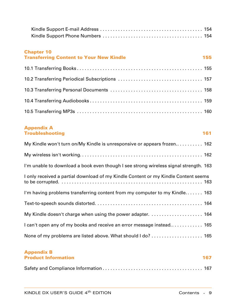 Amazon Technologies KINDLE DX User Manual | Page 9 / 184