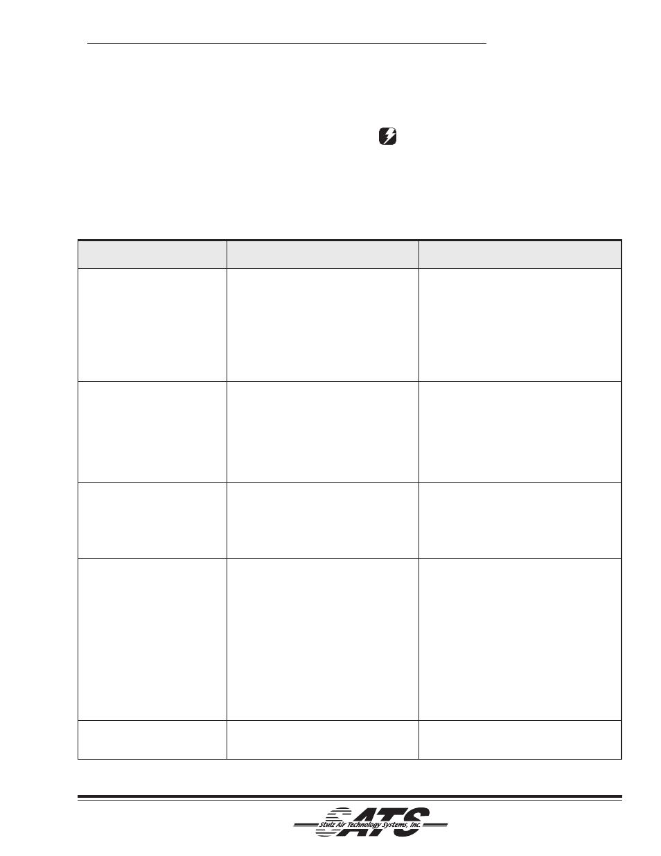 Warning | ATS CyberChiller Series User Manual | Page 29 / 40