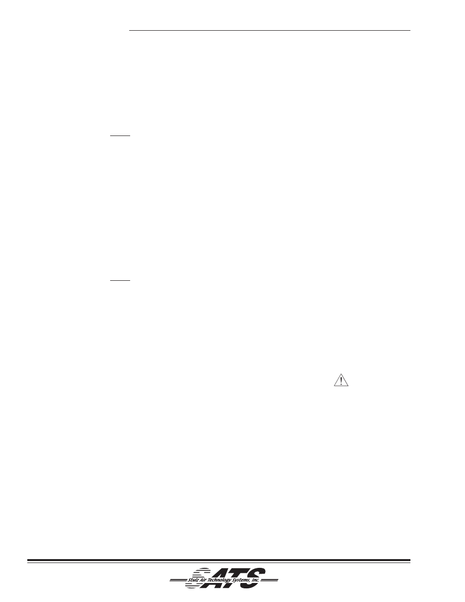 Caution | ATS CyberChiller Series User Manual | Page 32 / 40