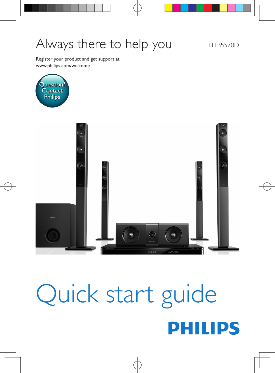 Philips Sistema de cine en casa 5.1 User Manual | 14 pages