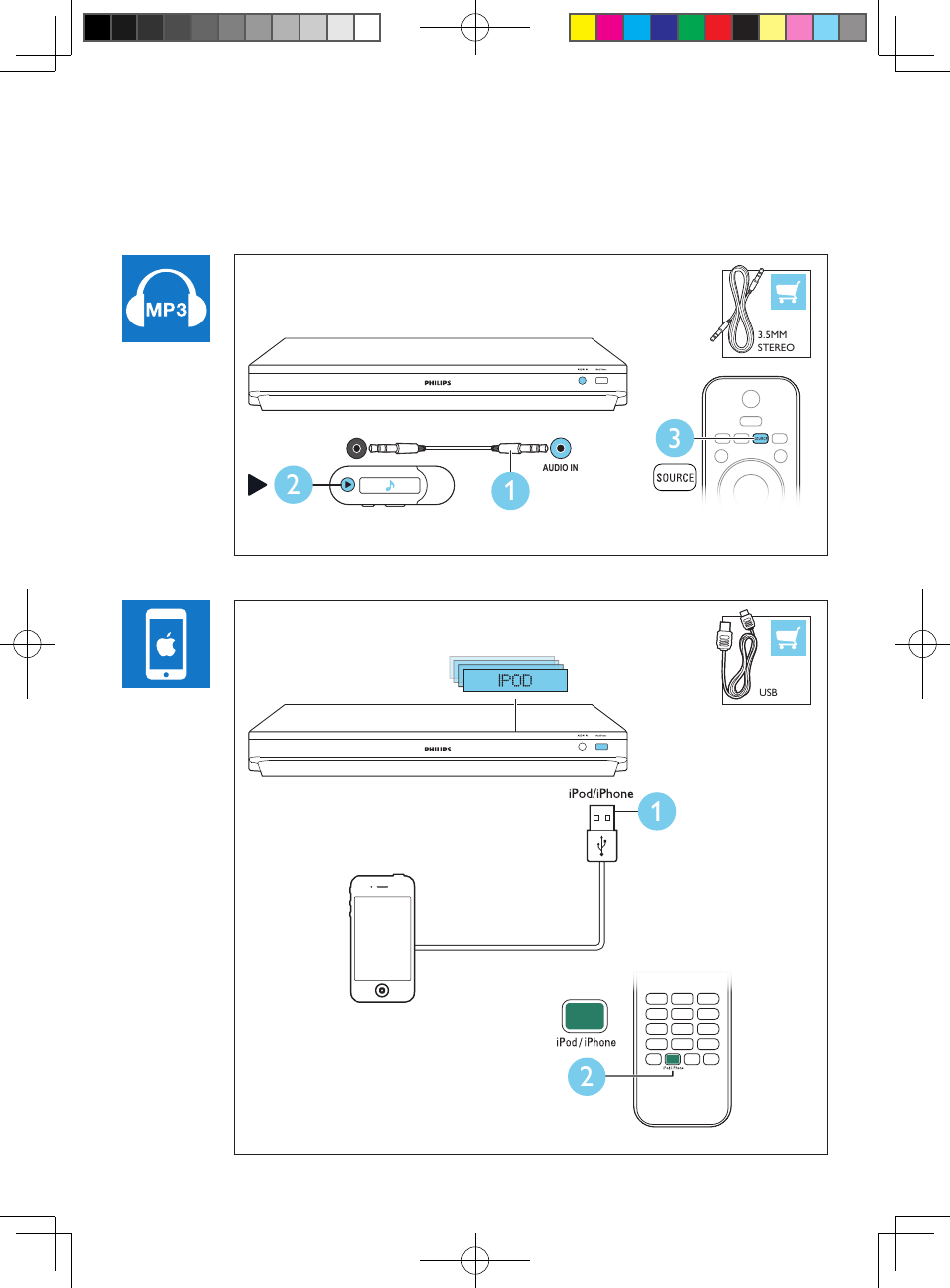 Philips Sistema de cine en casa 5.1 User Manual | Page 12 / 14