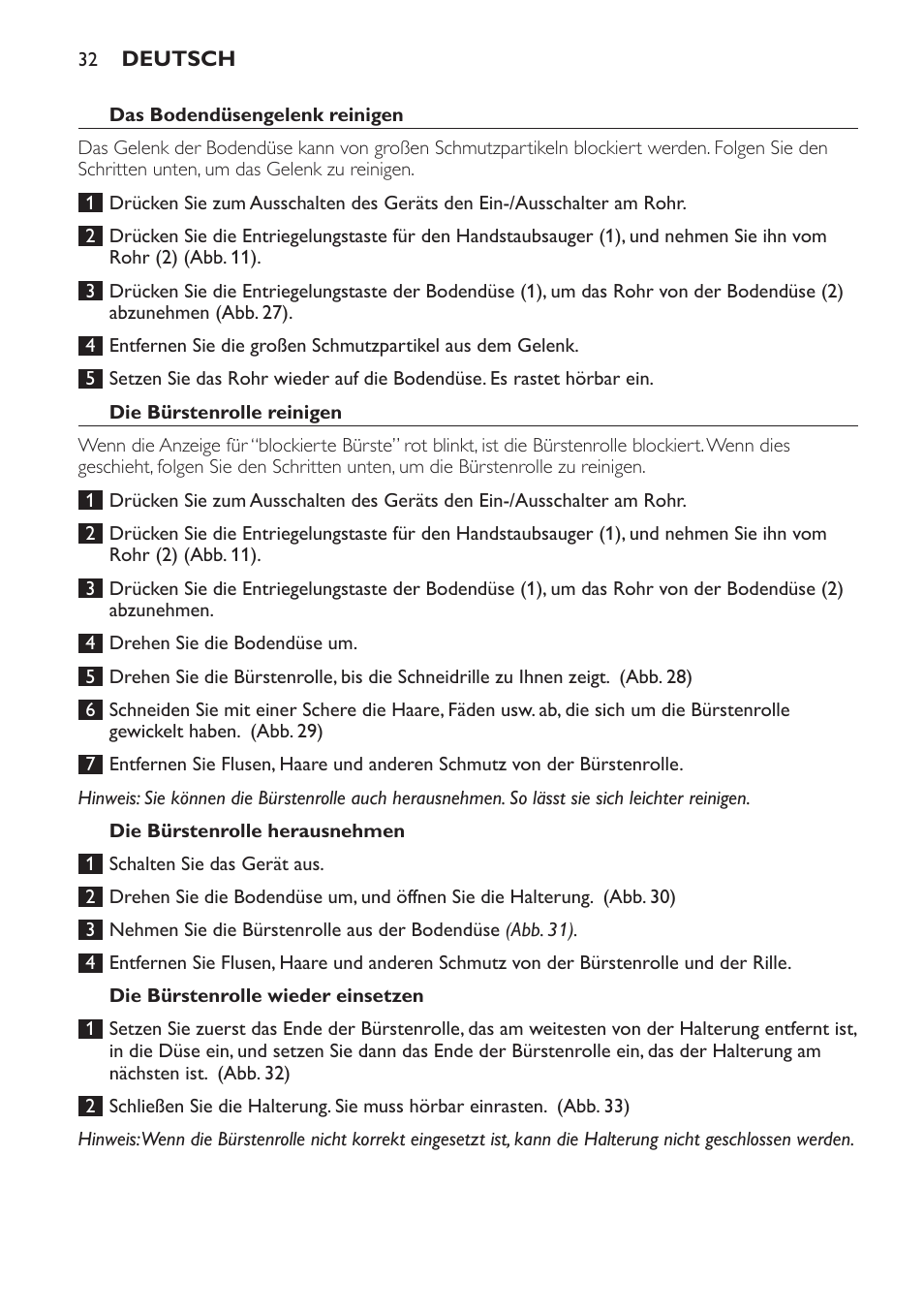 Philips DailyDuo Aspirador de escoba User Manual | Page 32 / 144