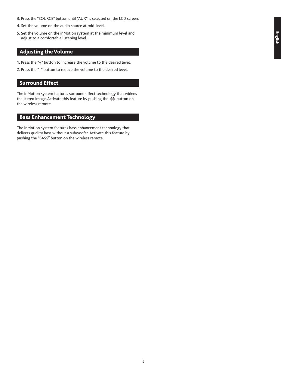 Altec Lansing IN MOTION 1M414 User Manual | Page 5 / 44