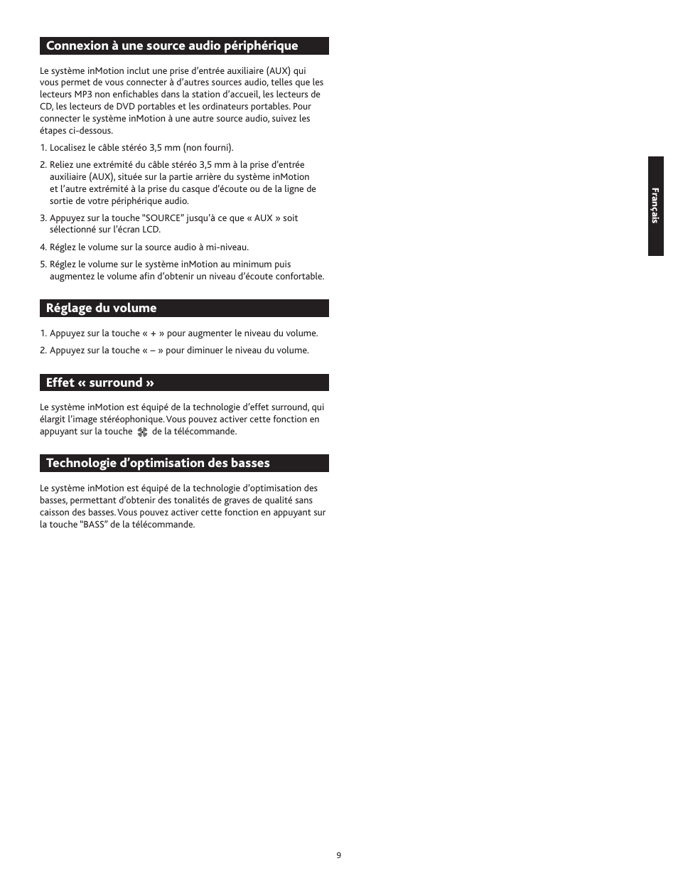 Altec Lansing IN MOTION 1M414 User Manual | Page 9 / 44