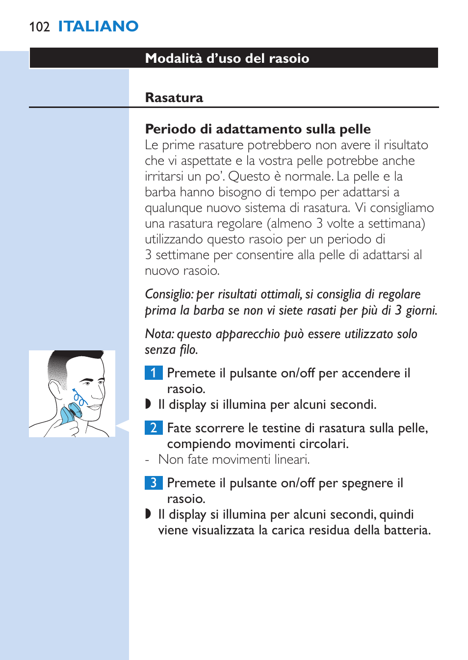 Philips SHAVER Series 9000 afeitadora eléctrica en mojado y seco User Manual | Page 102 / 208