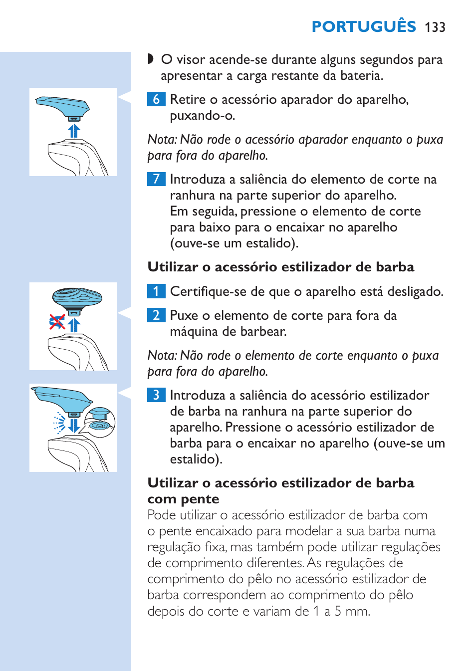 Philips SHAVER Series 9000 afeitadora eléctrica en mojado y seco User Manual | Page 133 / 208