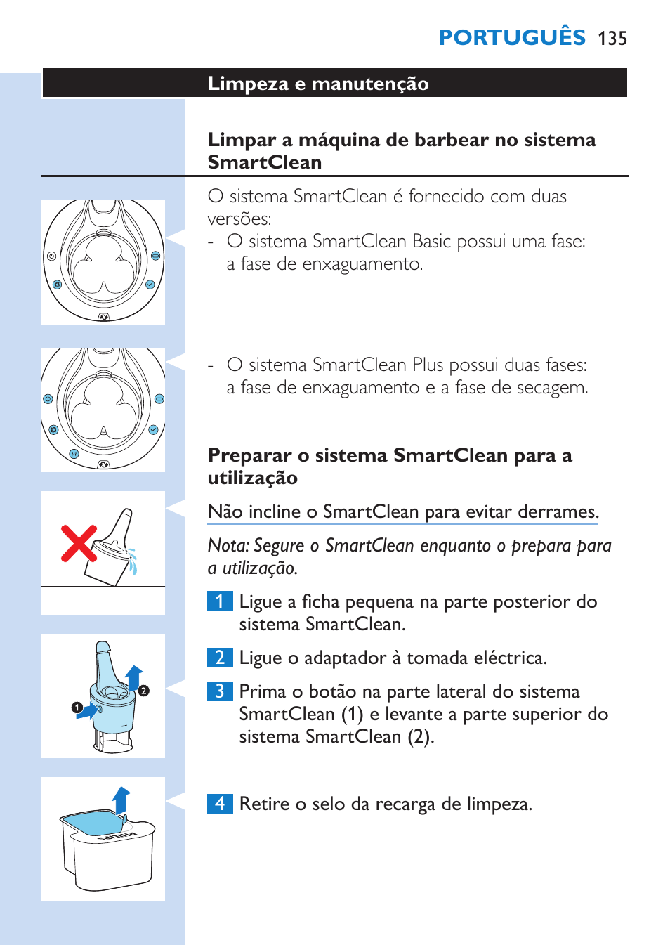 Philips SHAVER Series 9000 afeitadora eléctrica en mojado y seco User Manual | Page 135 / 208