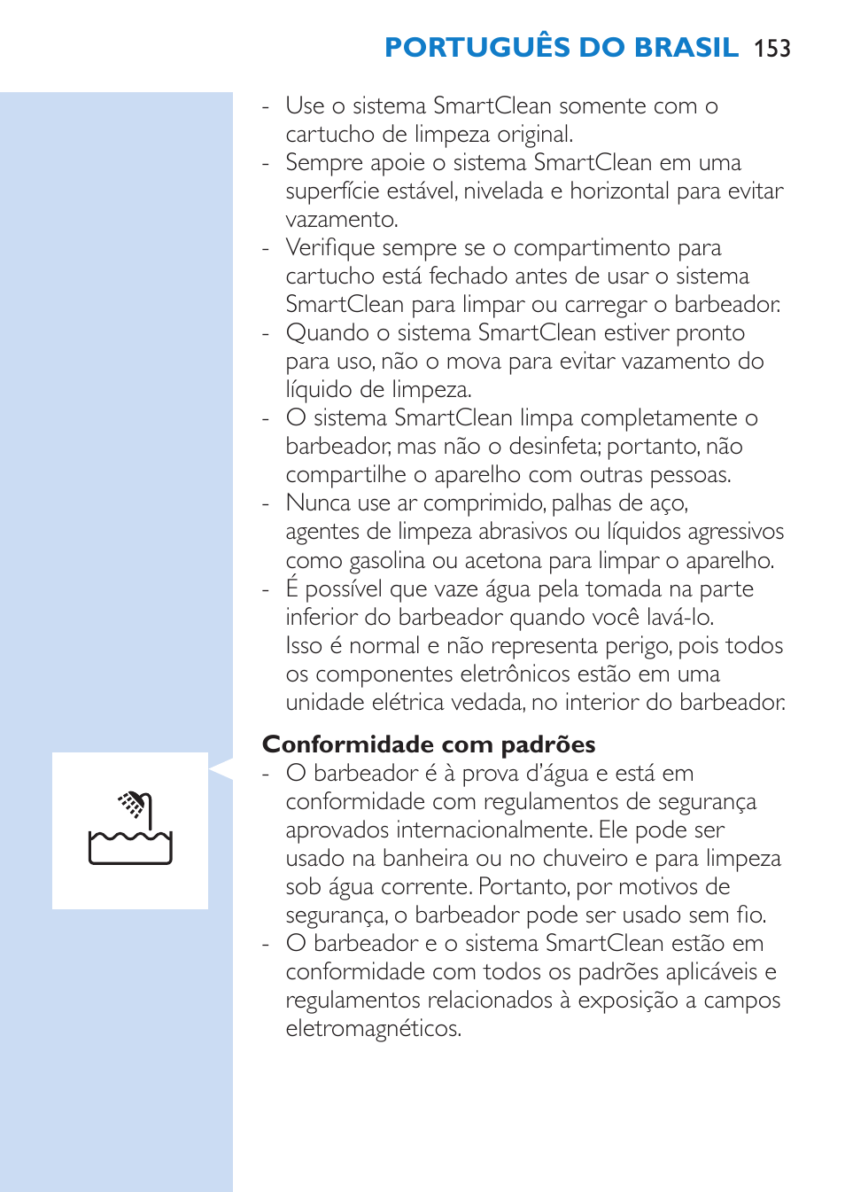 Philips SHAVER Series 9000 afeitadora eléctrica en mojado y seco User Manual | Page 153 / 208