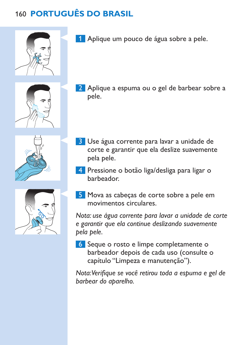 Philips SHAVER Series 9000 afeitadora eléctrica en mojado y seco User Manual | Page 160 / 208