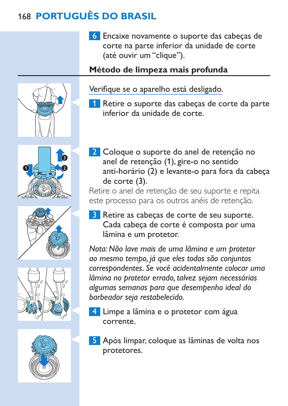 Philips SHAVER Series 9000 afeitadora eléctrica en mojado y seco User Manual | Page 168 / 208