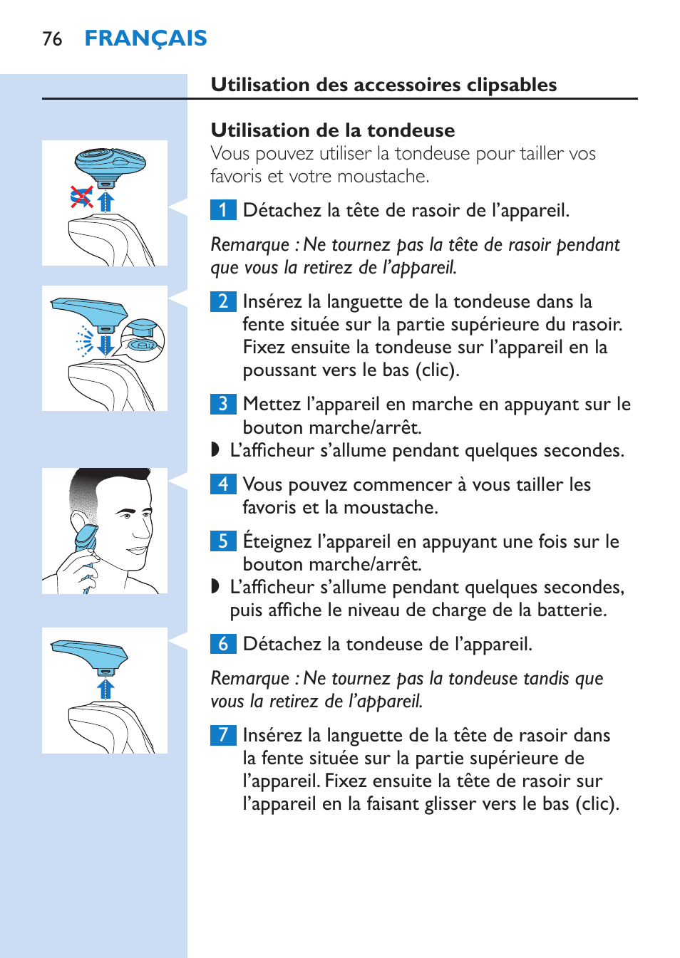 Philips SHAVER Series 9000 afeitadora eléctrica en mojado y seco User Manual | Page 76 / 208