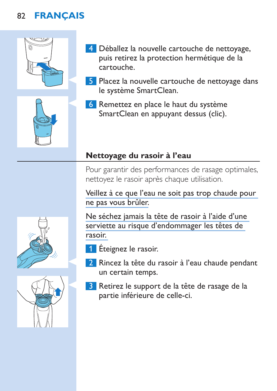 Philips SHAVER Series 9000 afeitadora eléctrica en mojado y seco User Manual | Page 82 / 208