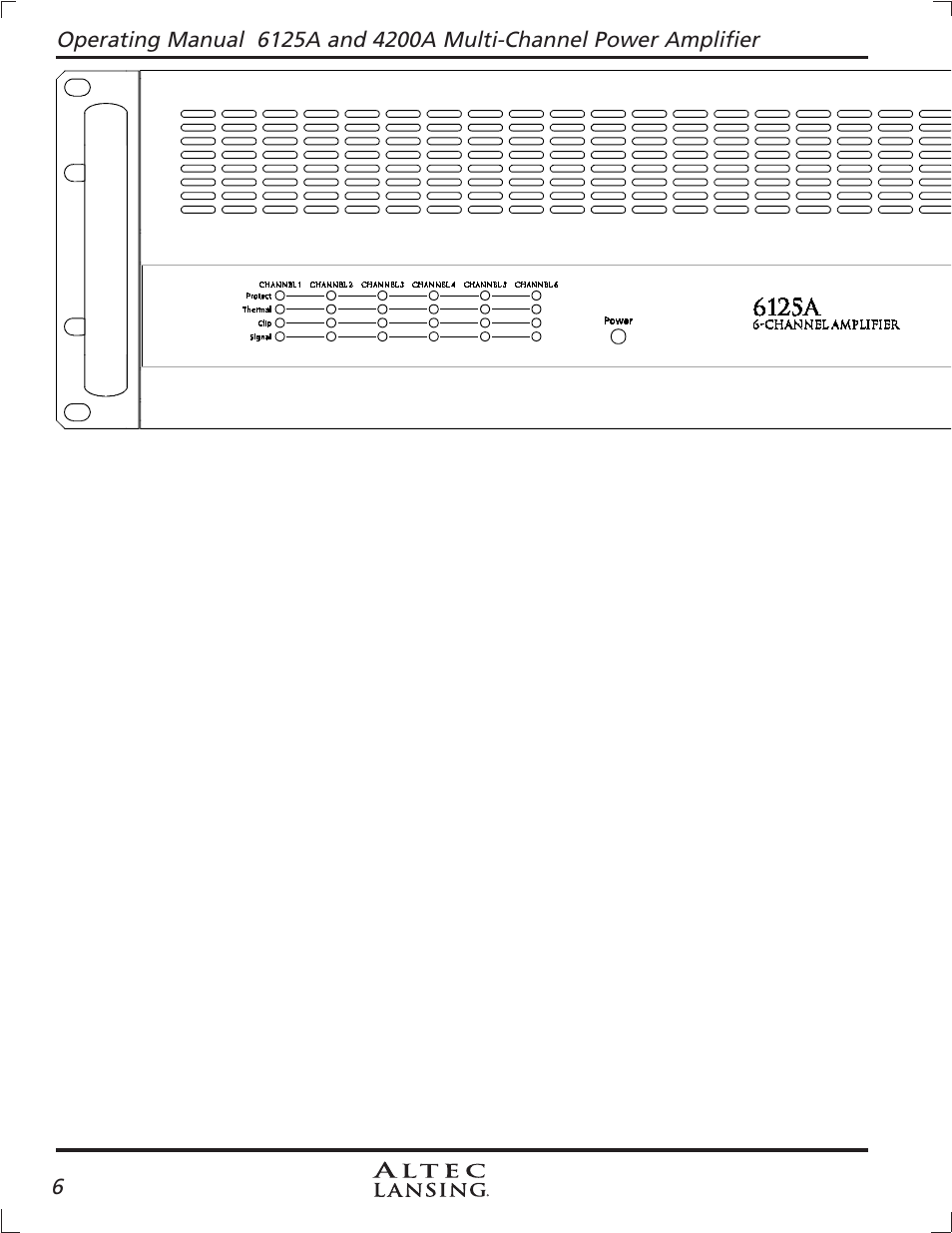 Altec Lansing 4200A User Manual | Page 6 / 16