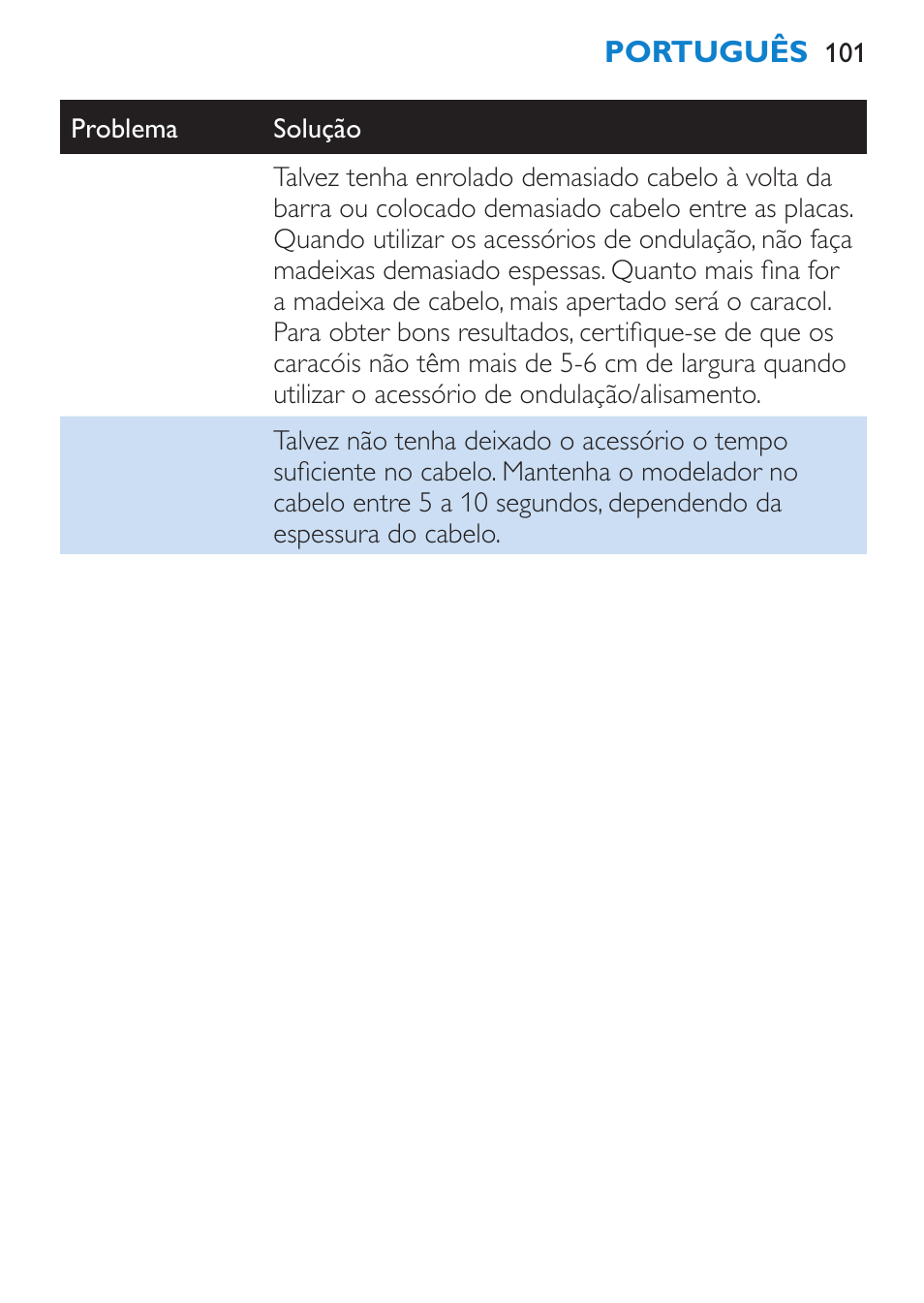 Philips SalonMultistylist Plancha multiestilo User Manual | Page 101 / 120