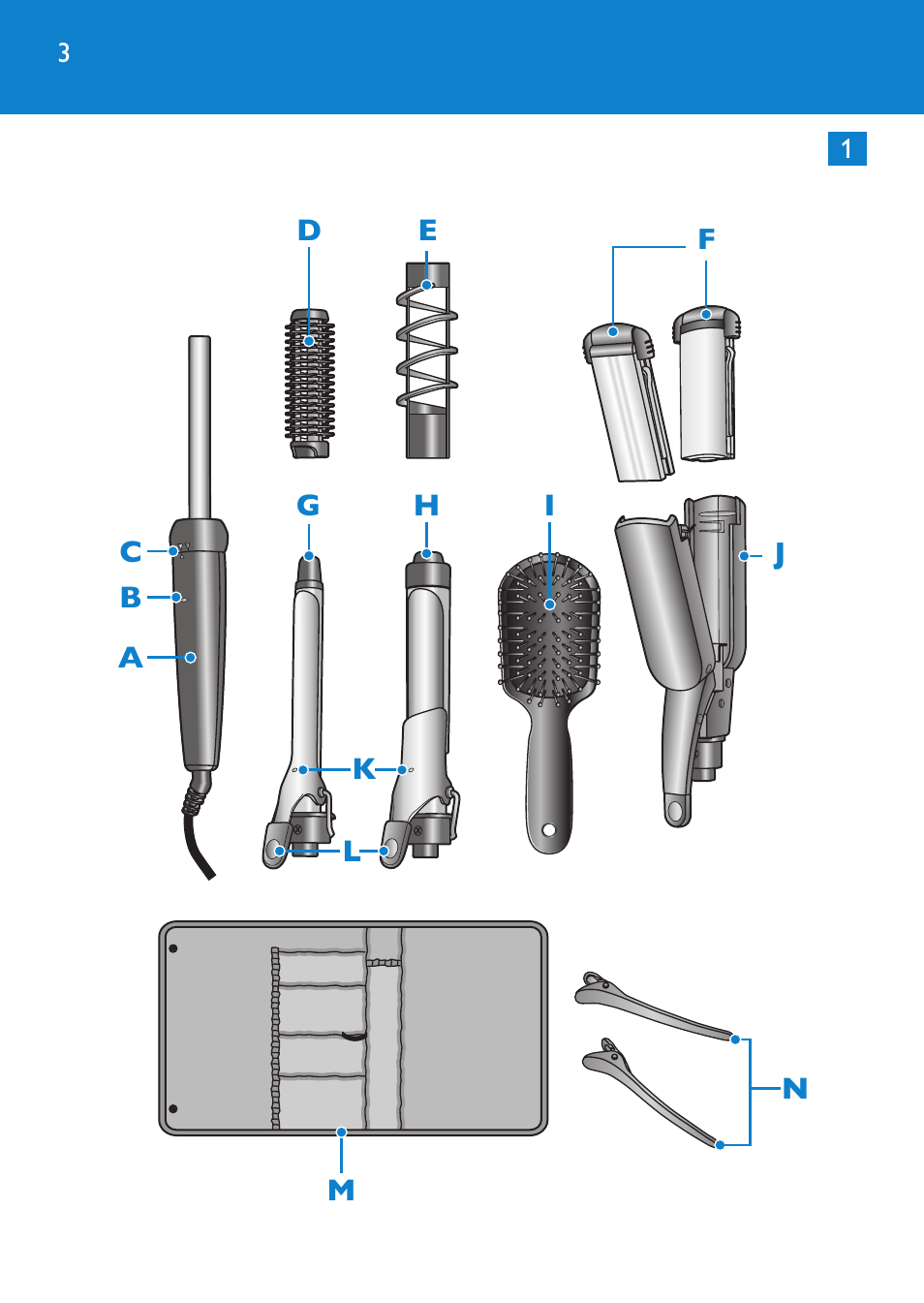 Philips SalonMultistylist Plancha multiestilo User Manual | Page 3 / 120