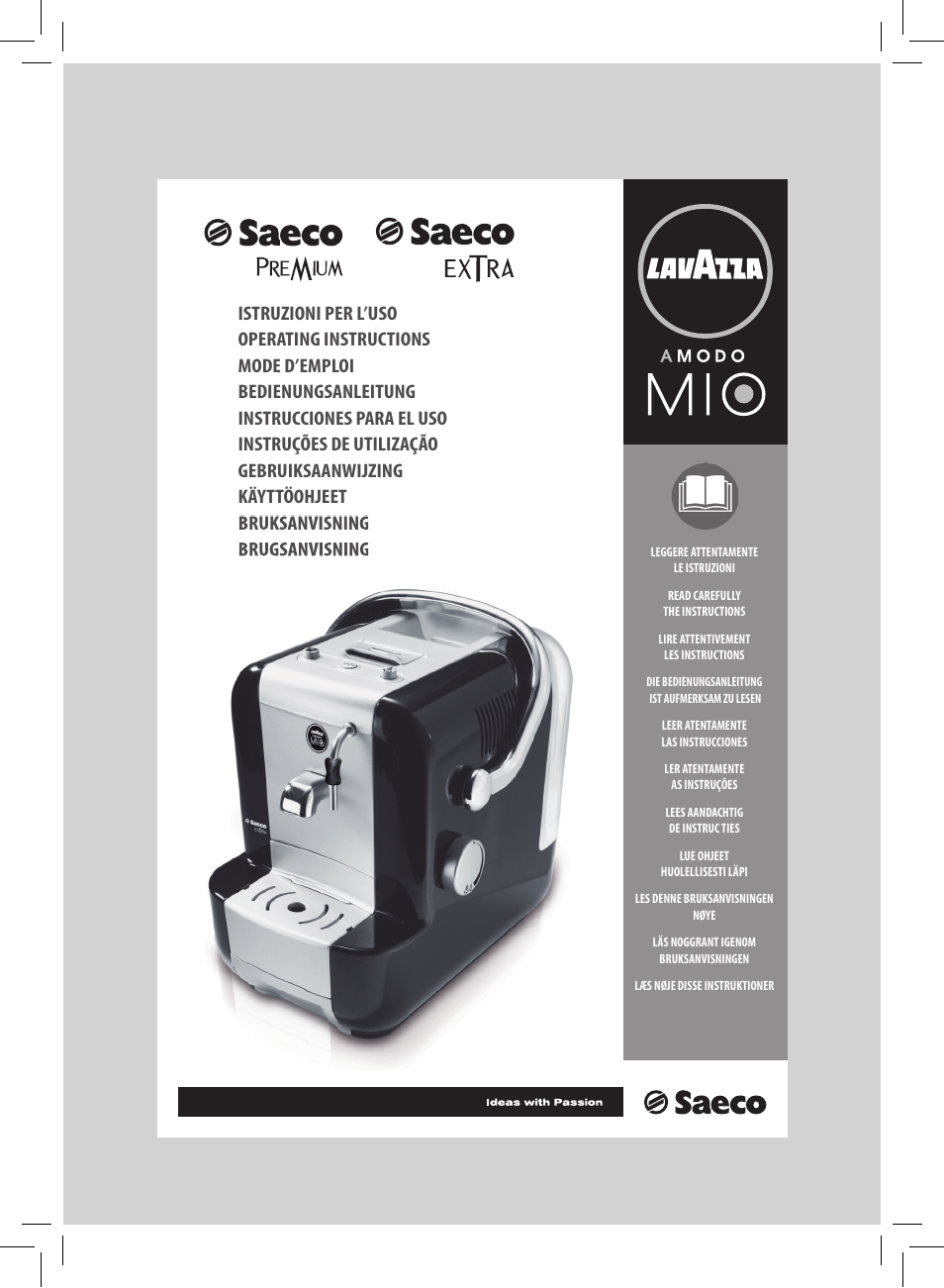 Philips Saeco Lavazza A Modo Mio Extra en rojo User Manual | 92 pages