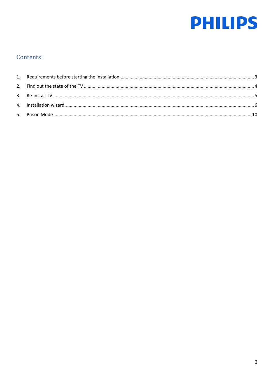 Philips Televisor LCD profesional User Manual | Page 2 / 11