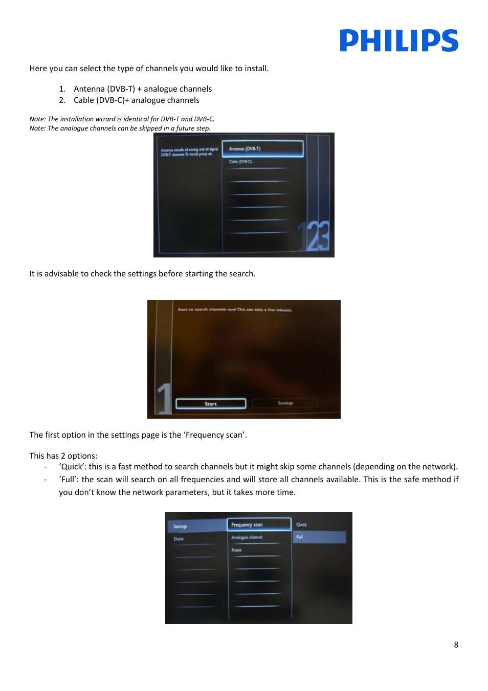 Philips Televisor LCD profesional User Manual | Page 8 / 11