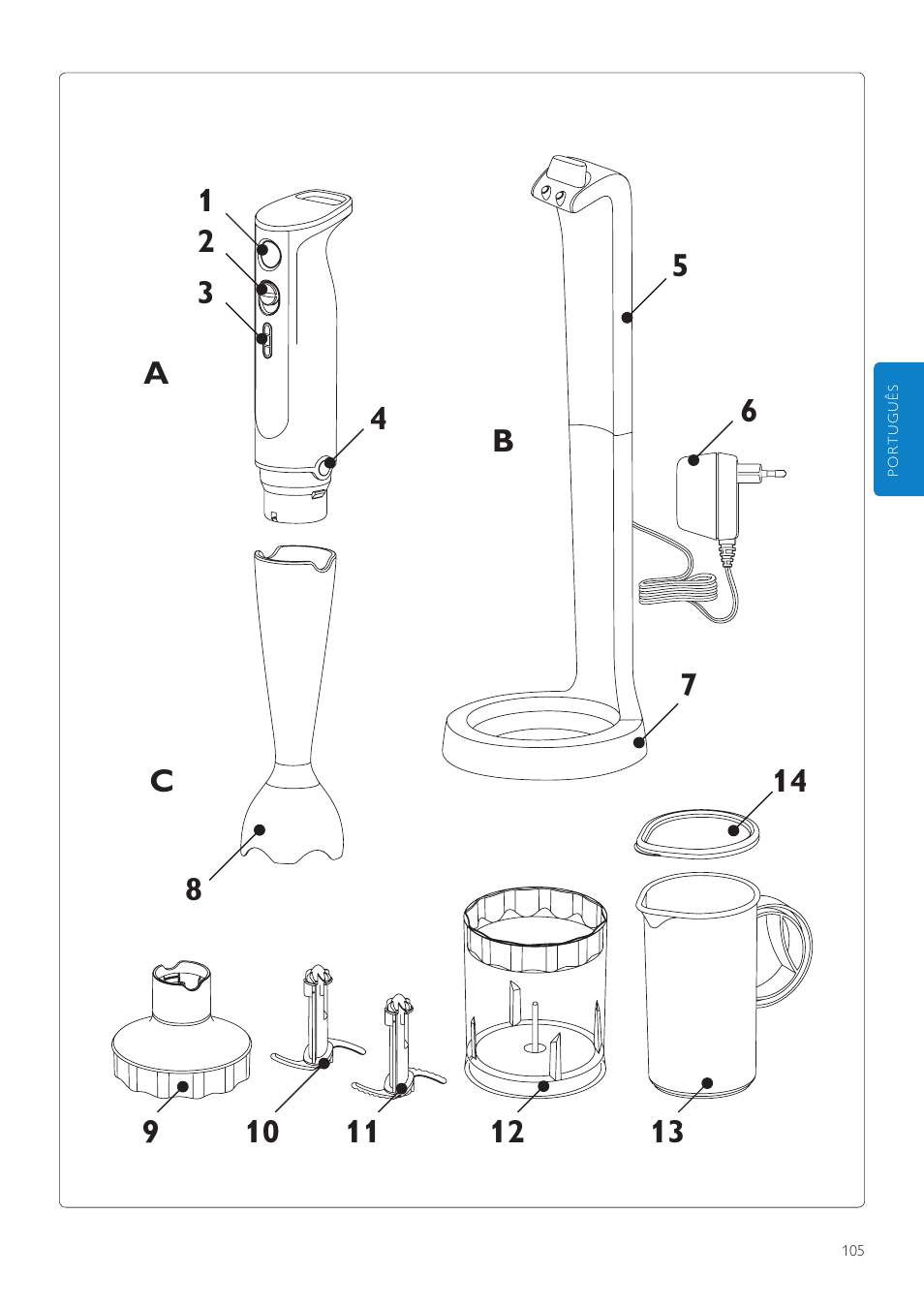 Philips Aluminium Collection Batidora de mano User Manual | Page 105 / 156