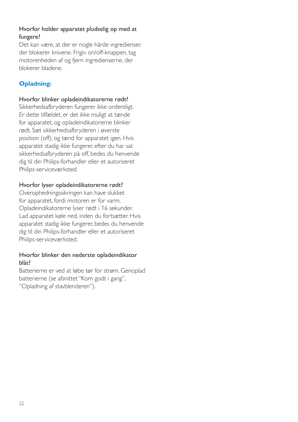 Philips Aluminium Collection Batidora de mano User Manual | Page 22 / 156